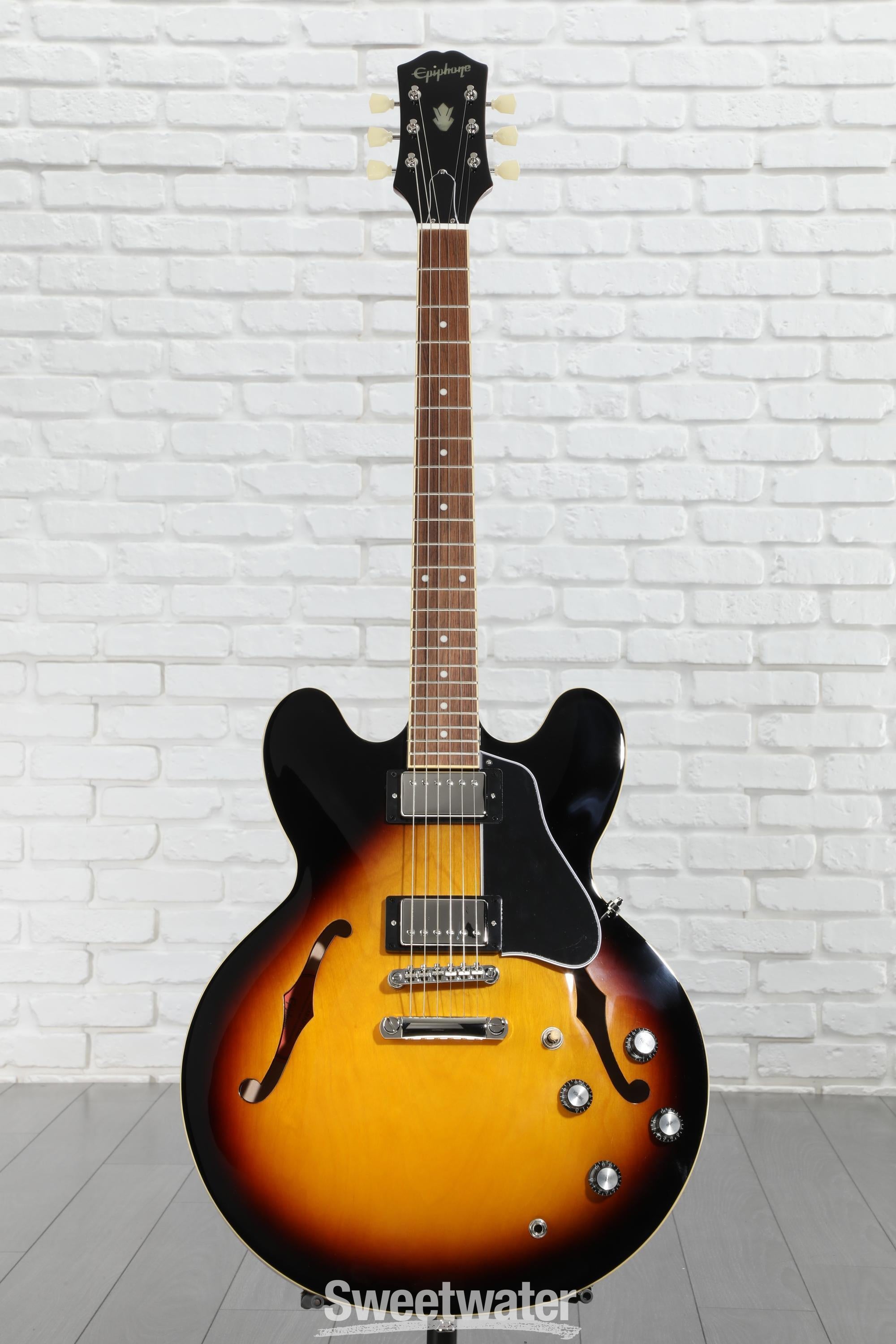 ギター Epiphone ES-335 LH (Vinrage Sunburst) Epiphone ES-335 Electric Guitar - Vintage Sunburst – Walt