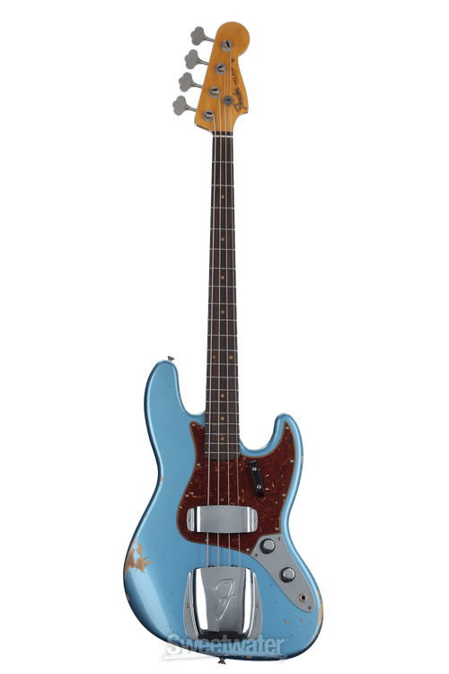 Fender Custom Shop Limited-edition '60 Jazz Bass Relic - Aged Lake
