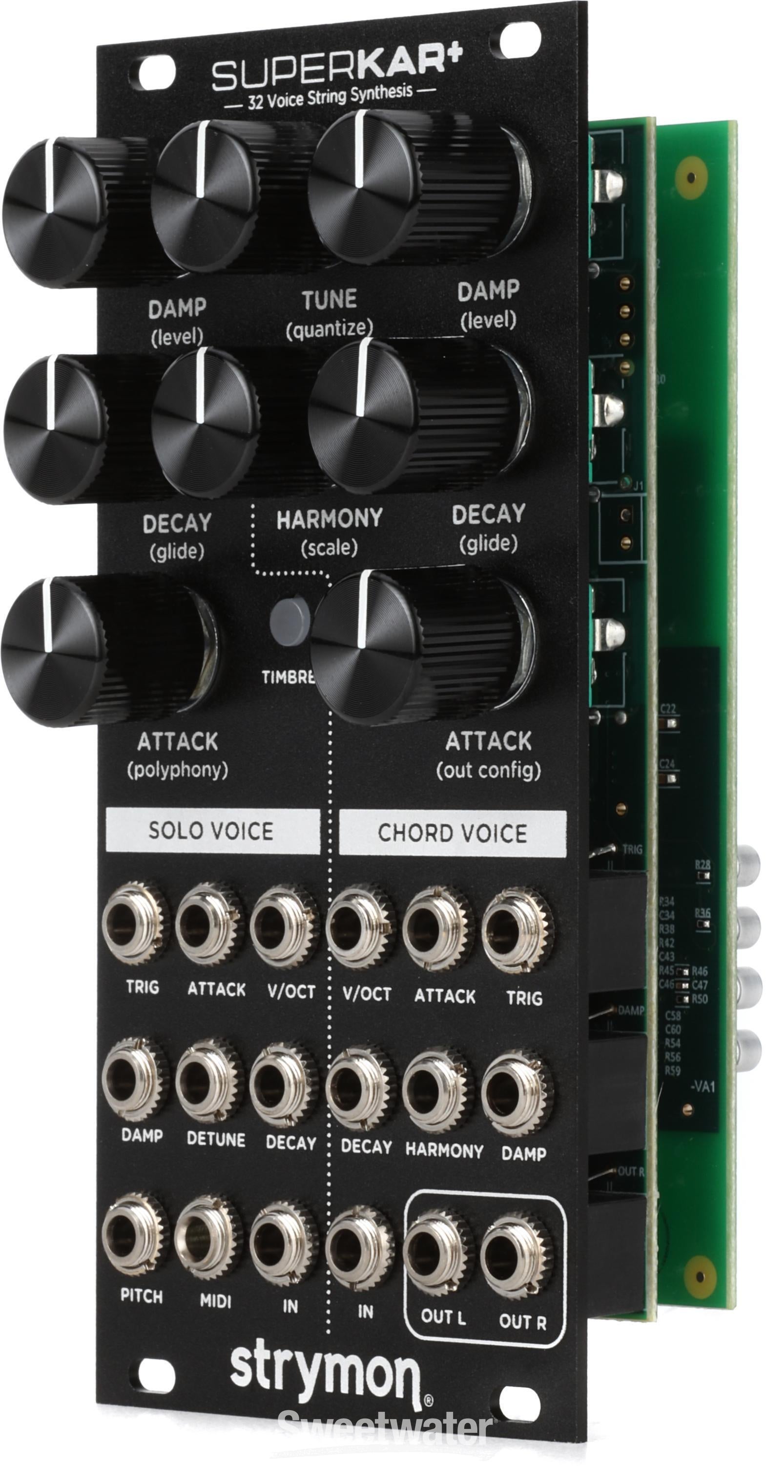 Strymon SuperKar+ ユーロラック モジュラーシンセ SuperKar+ 32 Voice String Synthesis - Strymon