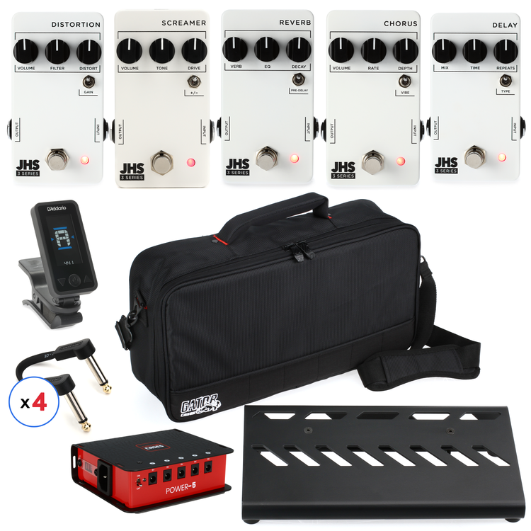 JHS 3 Series Beginner Pedalboard Bundle | Sweetwater