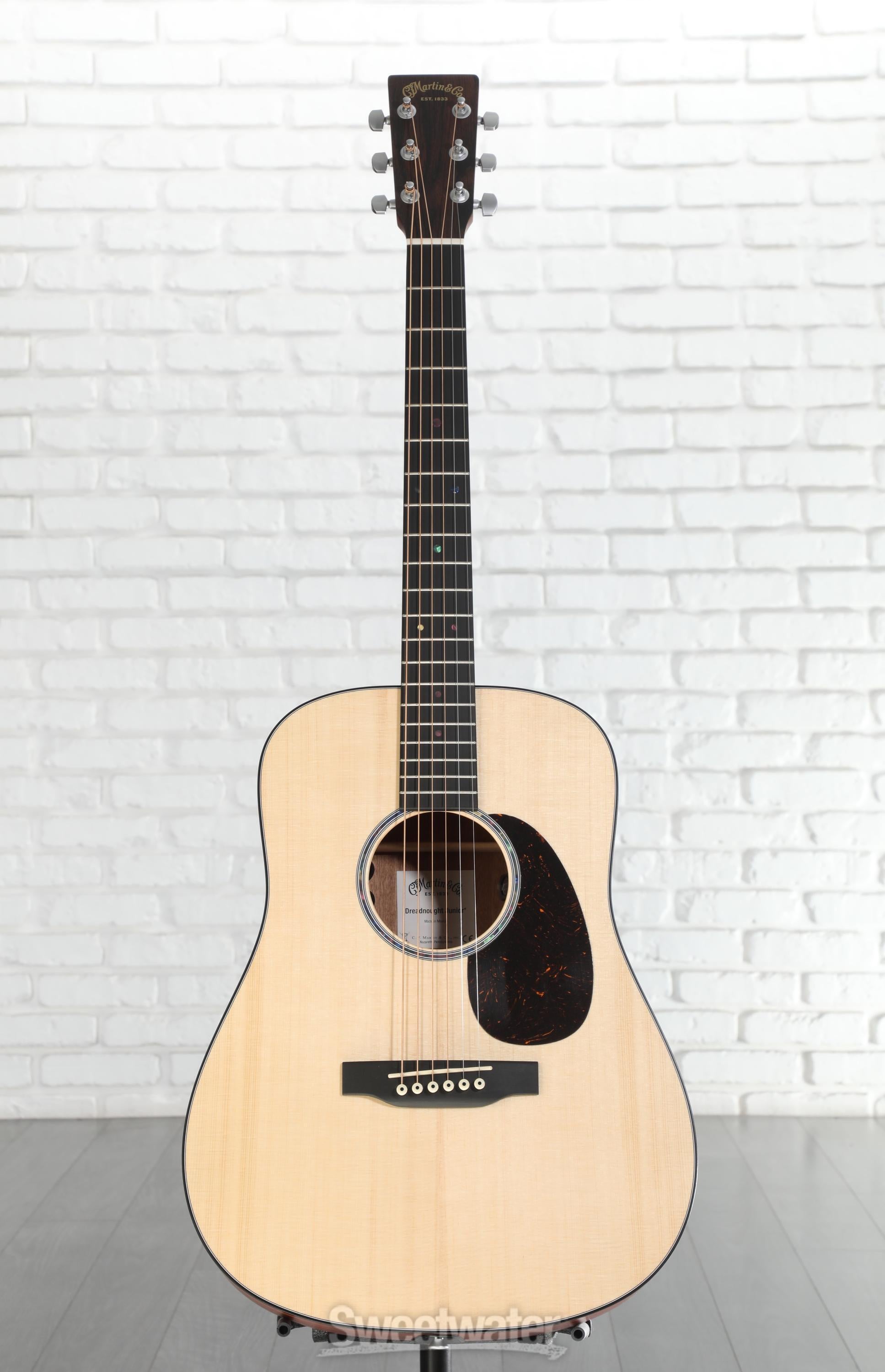 Martin D Jr-E Acoustic-electric Guitar - Natural | Sweetwater