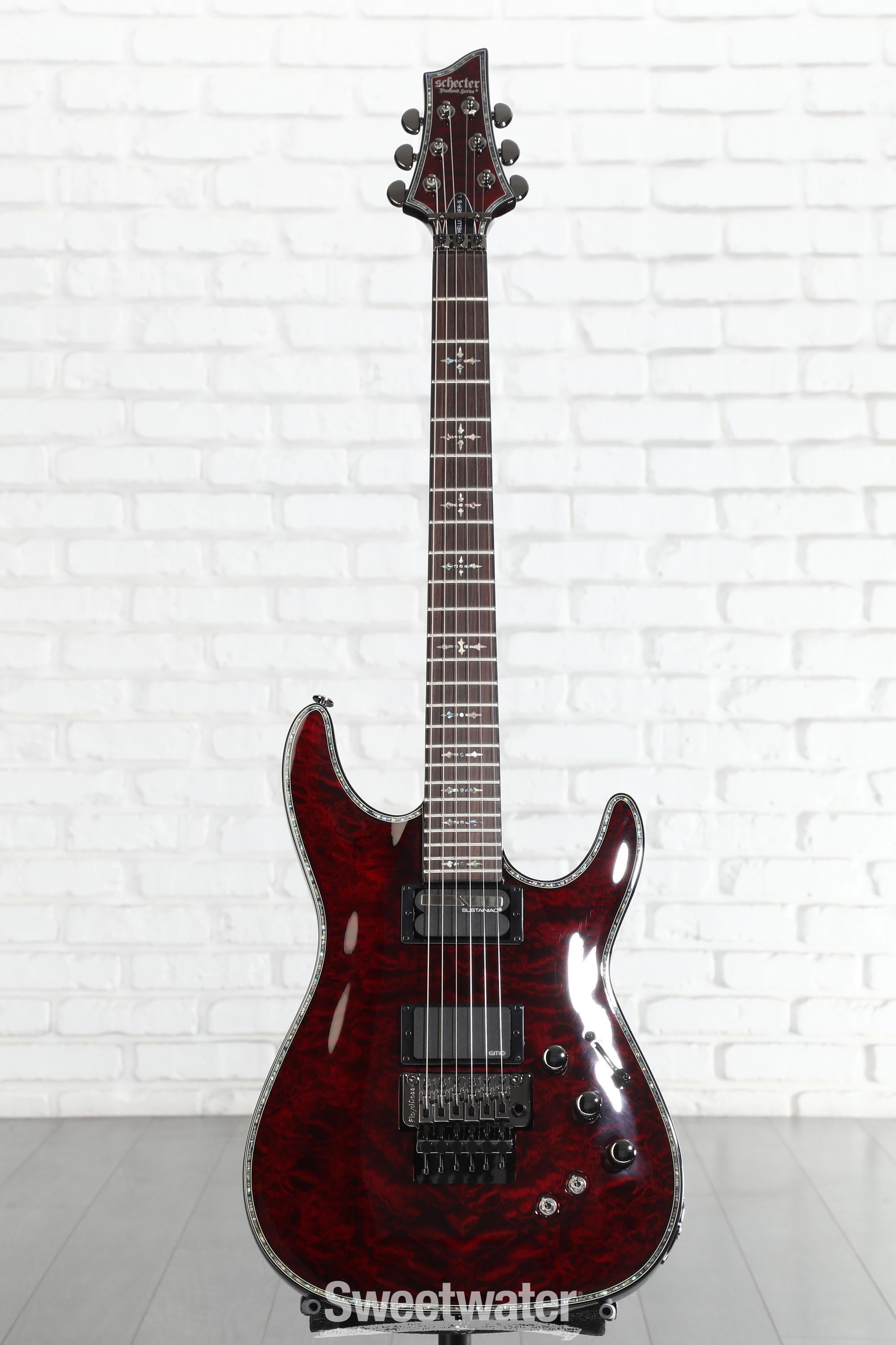Schecter Hellraiser C-1 FR-S Electric Guitar - Black Cherry