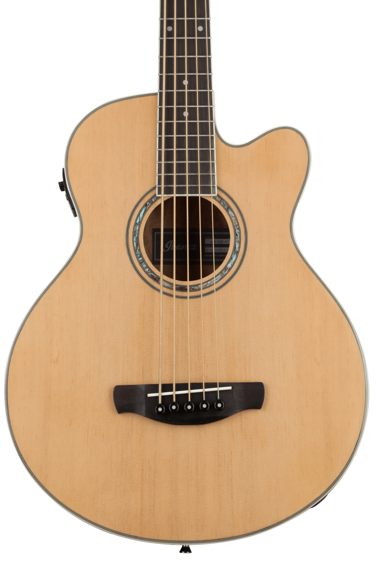 Ibanez　Bass　Acoustic-Electric　AEB105E　High　Reviews　Natural　Gloss　Sweetwater