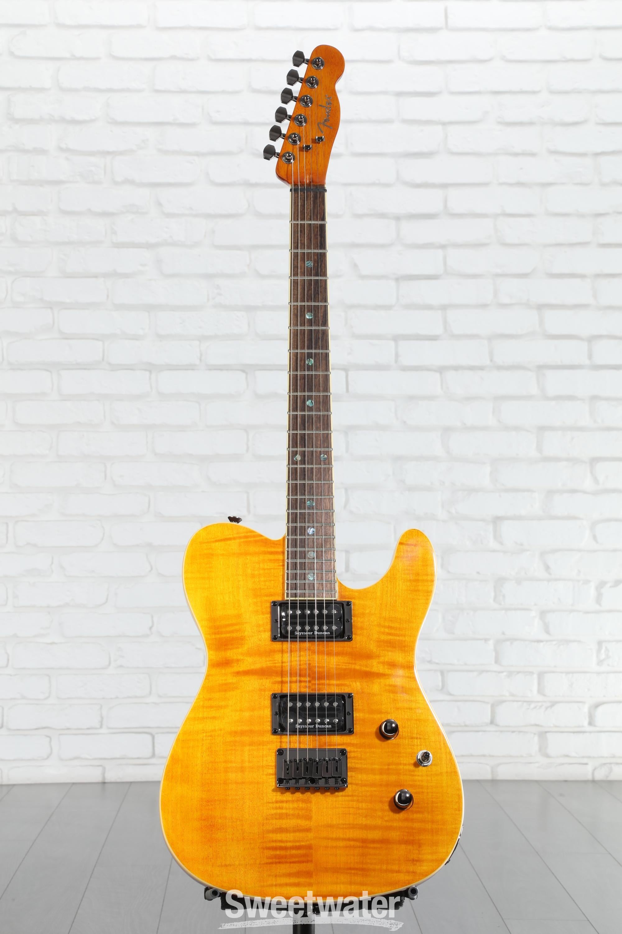 Fender Custom Telecaster FMT HH アンバー Fender Special Edition Custom Telecaster FMT HH - Amber | Sweetwater