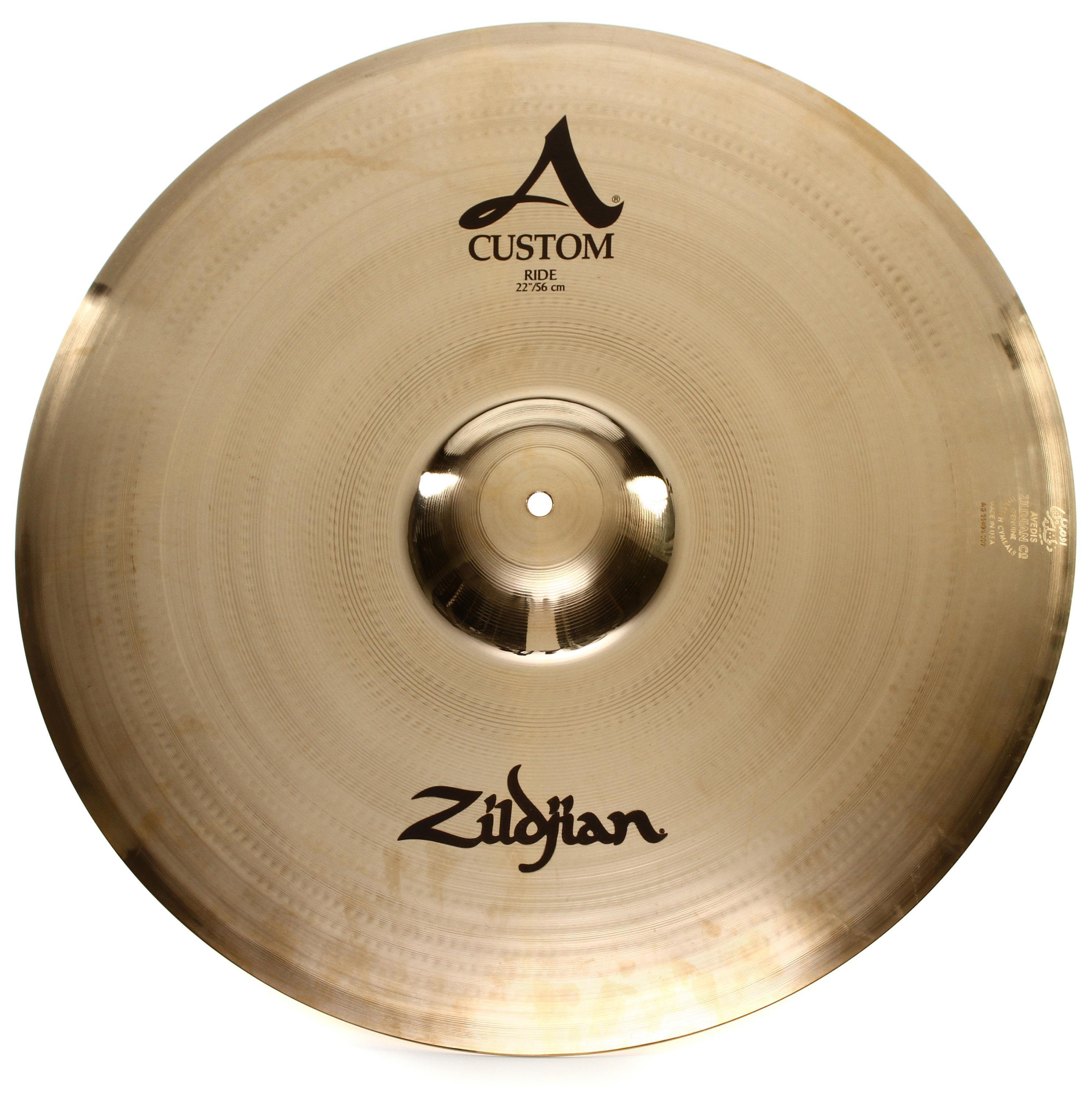 Ride on sale cymbal size