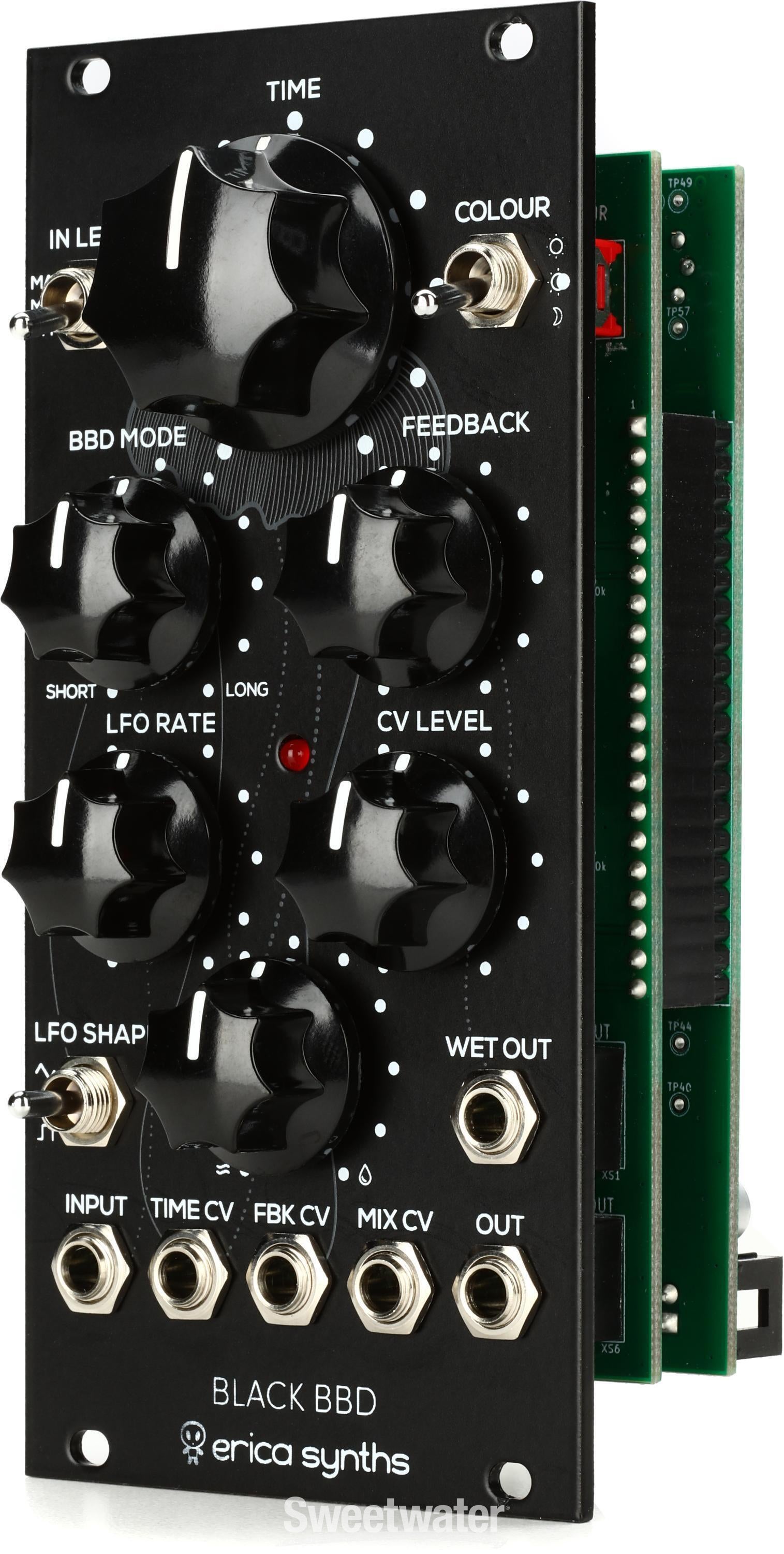 Erica Synths Black BBD Eurorack Analog Delay Module | Sweetwater