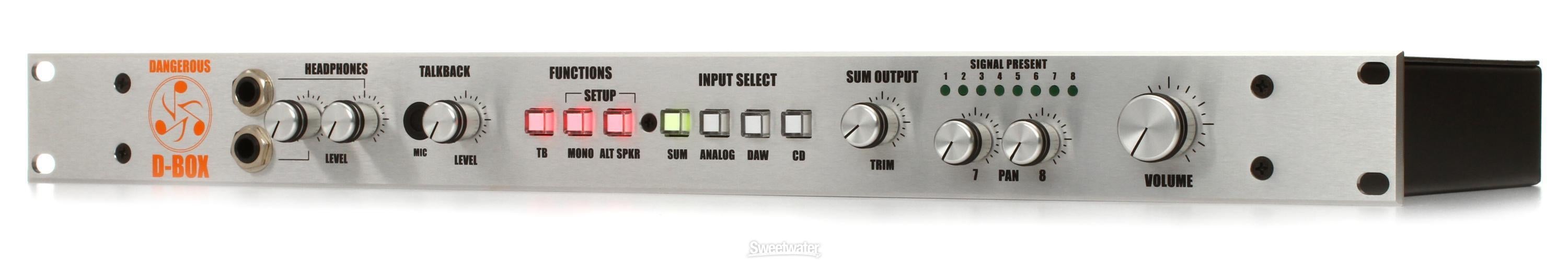 Dangerous Music D-BOX Reviews | Sweetwater