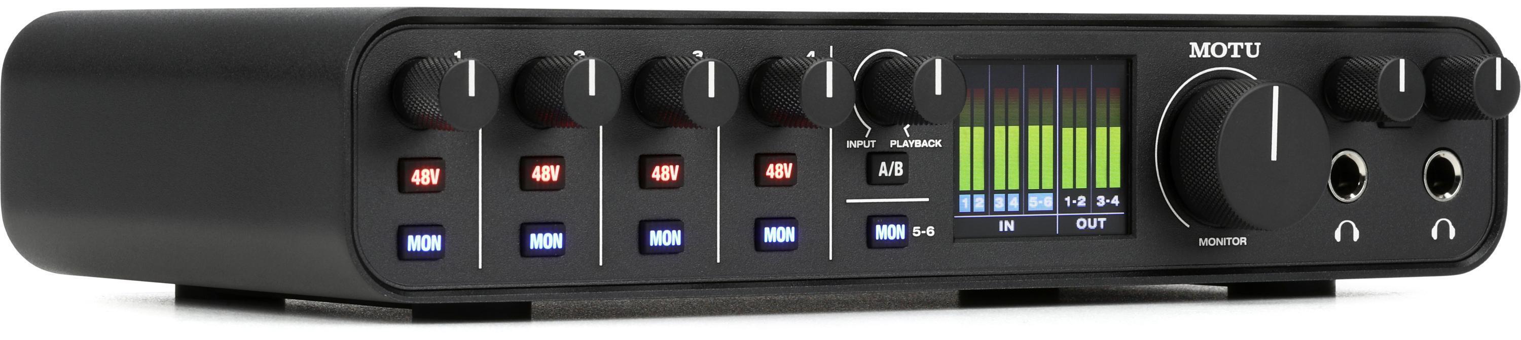 MOTU M6 6x4 USB-C Audio Interface | Sweetwater