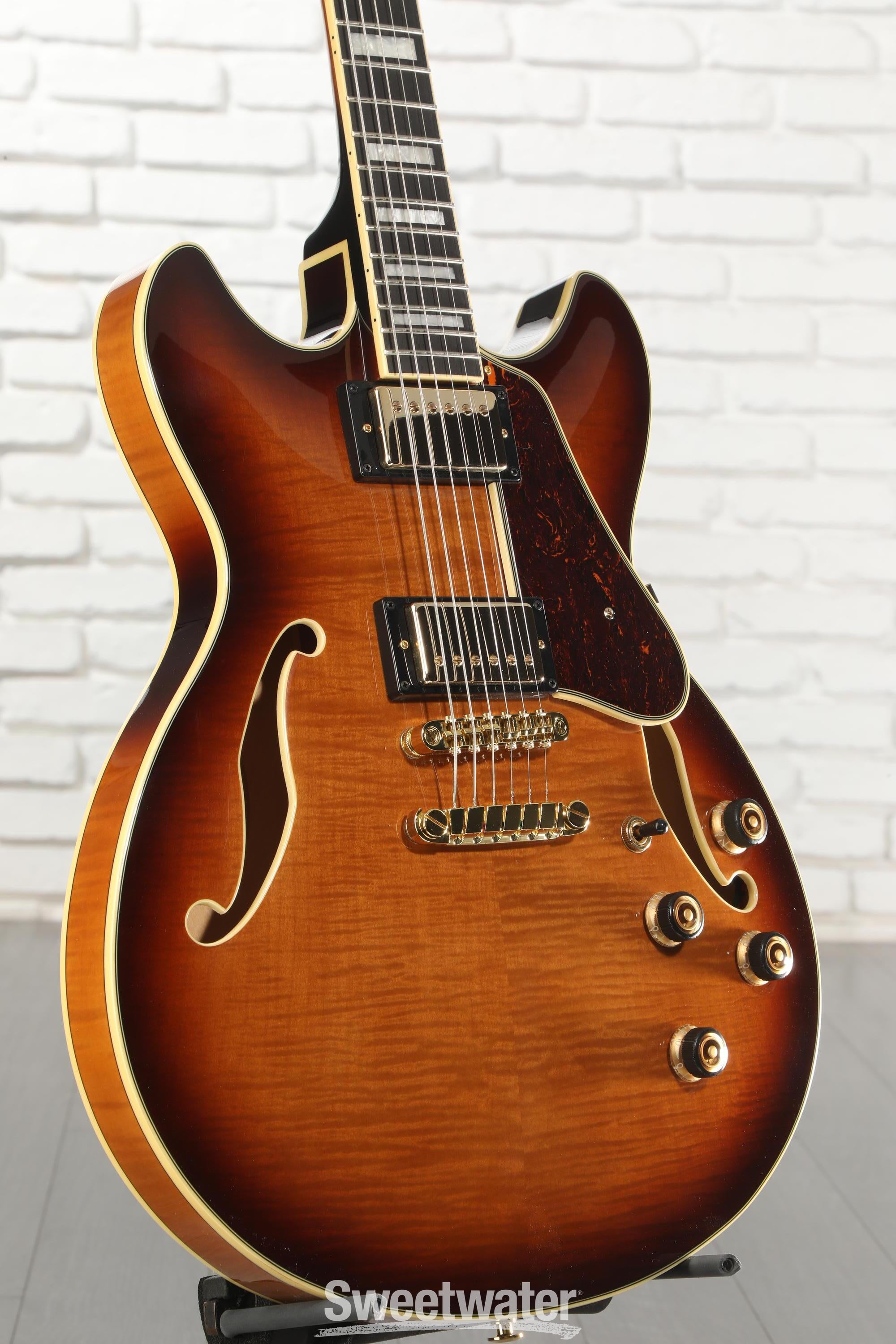 Photo of Ibanez Artcore Expressionist AS93FM Semi-Hollow Electric Guitar - Violin Sunburst
