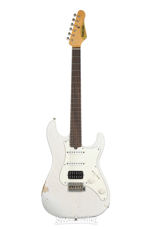Friedman Vintage-S HSS Electric Guitar - White Wash with Rosewood