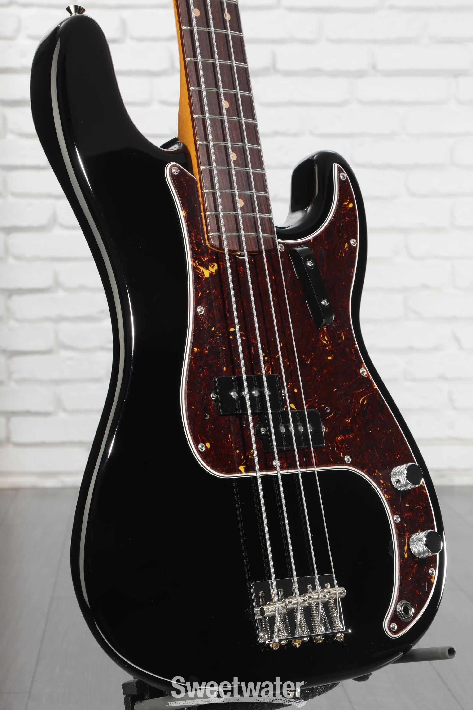 Fender American Vintage II 1960 Precision Bass - Black | Sweetwater