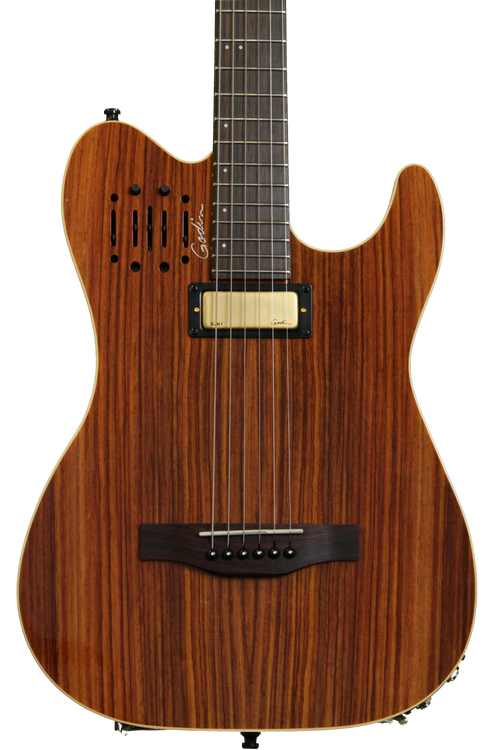 Godin Acousticaster 40th Anniversary - Rosewood, Rosewood Fretboard