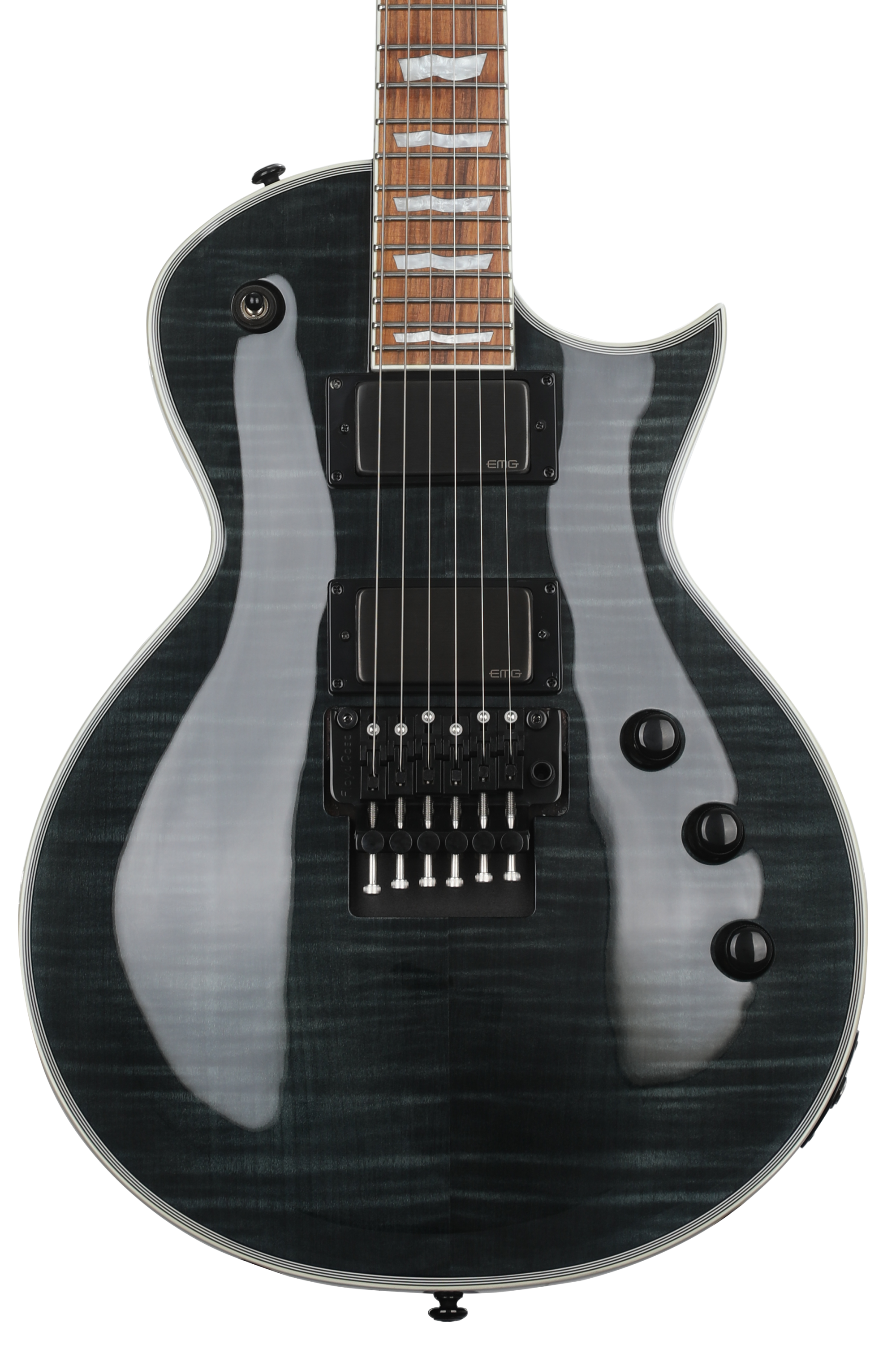 ESP LTD EC-1001 Floyd Rose - See Thru Black | Sweetwater