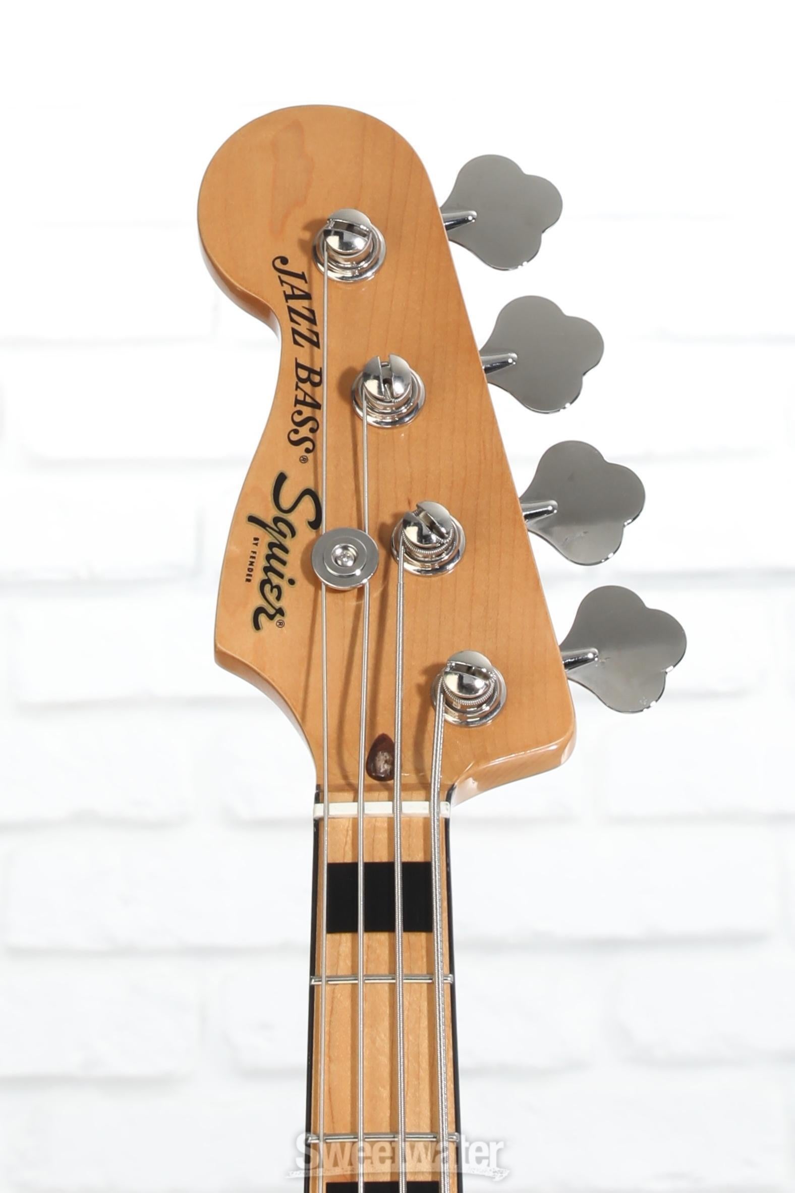 Squier Classic Vibe '70s Jazz Bass, Left-handed - Black | Sweetwater