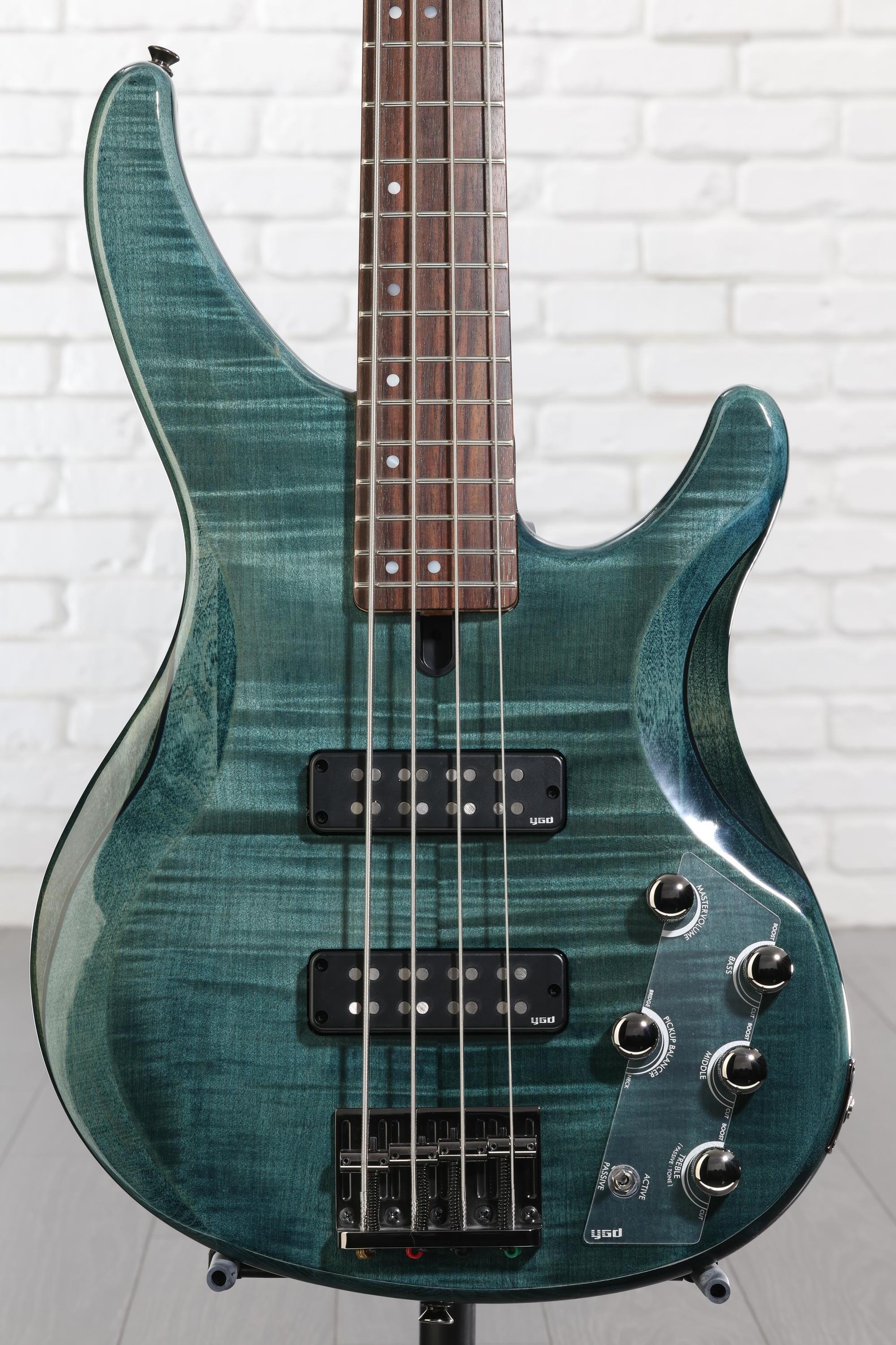 Yamaha TRBX604FM 4-string Bass Guitar - Indigo Blue | Sweetwater
