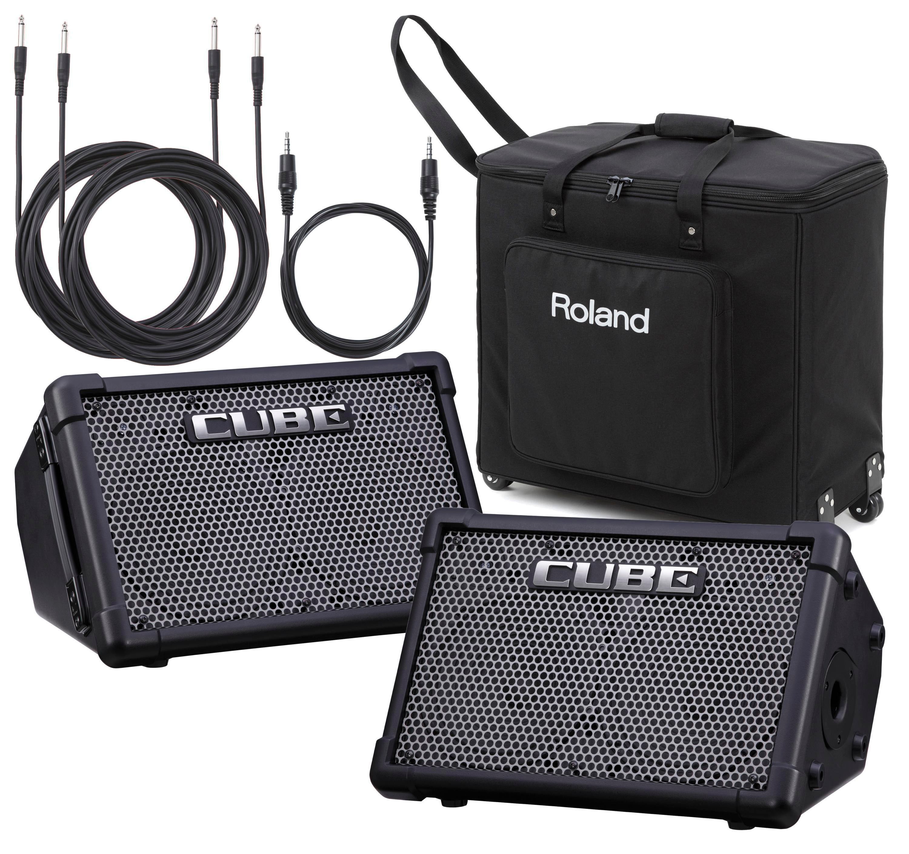 Roland CUBE Street EX PA Pack - Battery Powered Stereo PA | Sweetwater