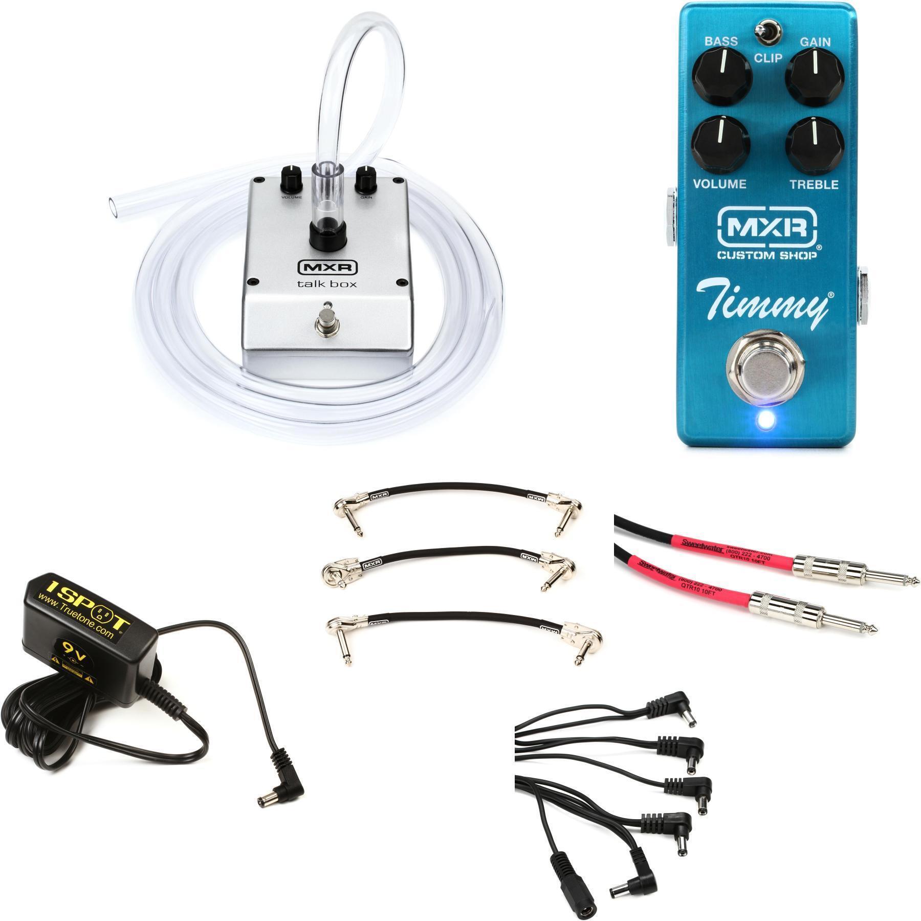 MXR M222 Talk Box and Timmy Overdrive Pedal Pack with Power Supply