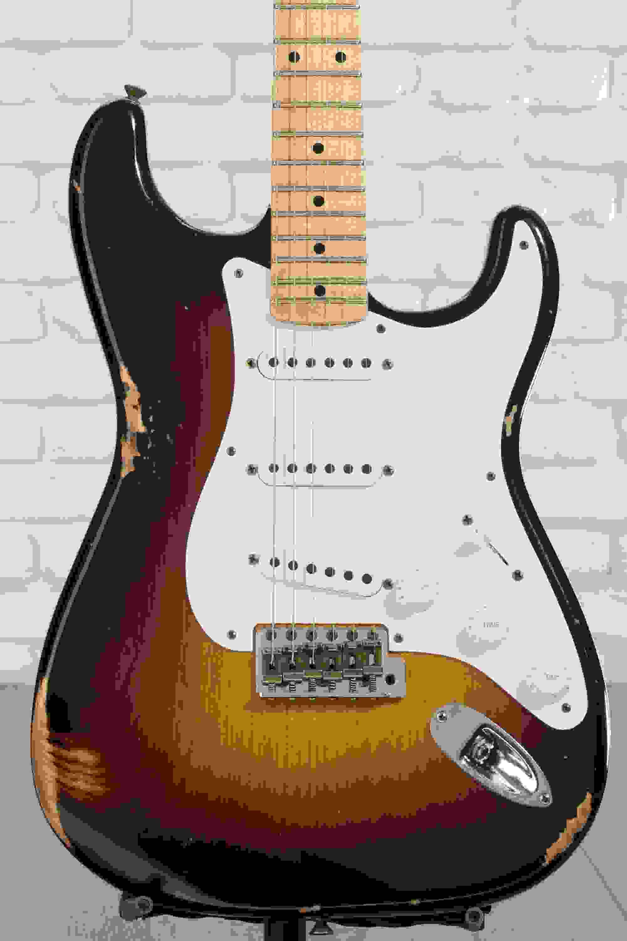 Fender Custom Shop LTD 70th Anniversary '54 Stratocaster Electric Guitar - 2-tone Sunburst, Relic