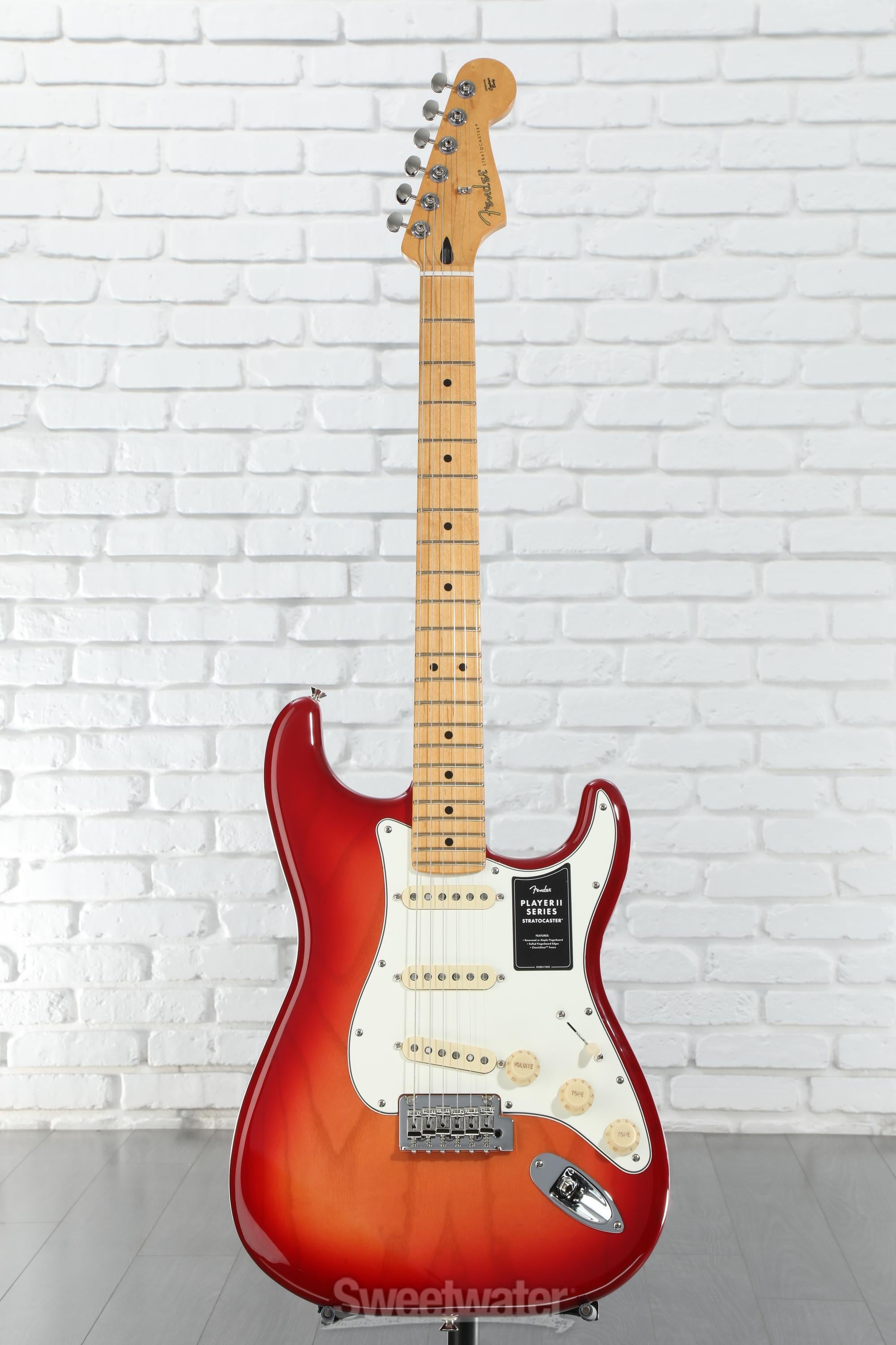 Fender Player II Stratocaster Electric Guitar - Aged Cherry