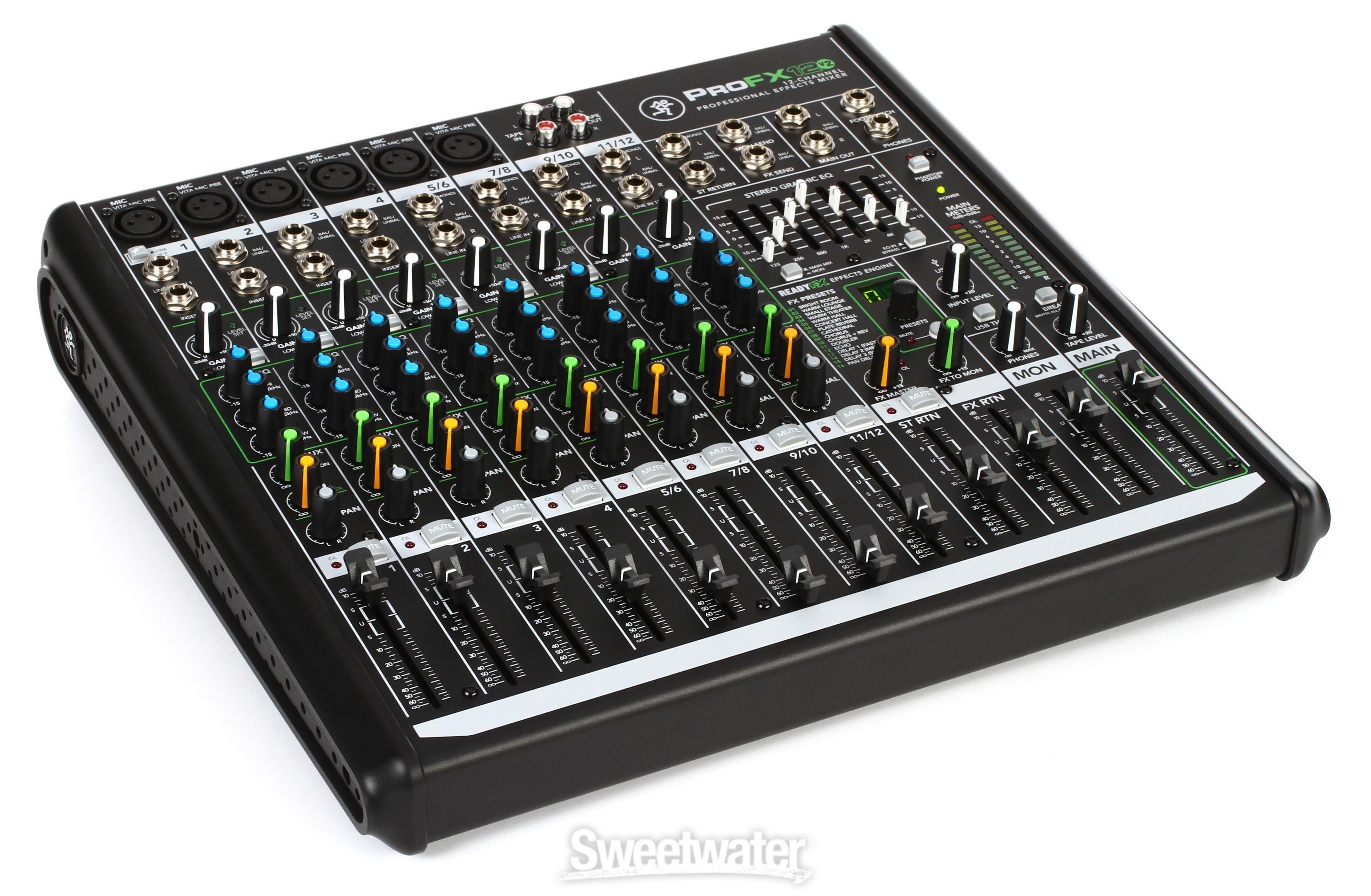 Mackie ProFX12v2 12-channel Mixer with USB and Effects Reviews 
