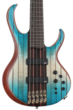 Photo of Ibanez Premium BTB1935 5-string Electric Bass Guitar - Caribbean Islet Low Gloss