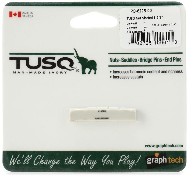 Graph Tech PQ-6225-00 TUSQ 1-3/8" E-to-E Slotted | Canada - Foto 10