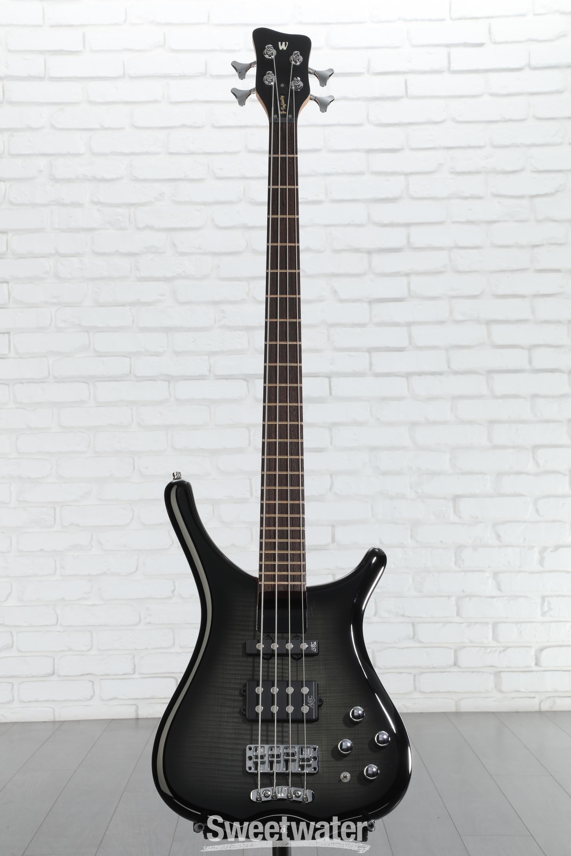 Warwick RockBass Infinity 4-string Bass Guitar - Nirvana Black