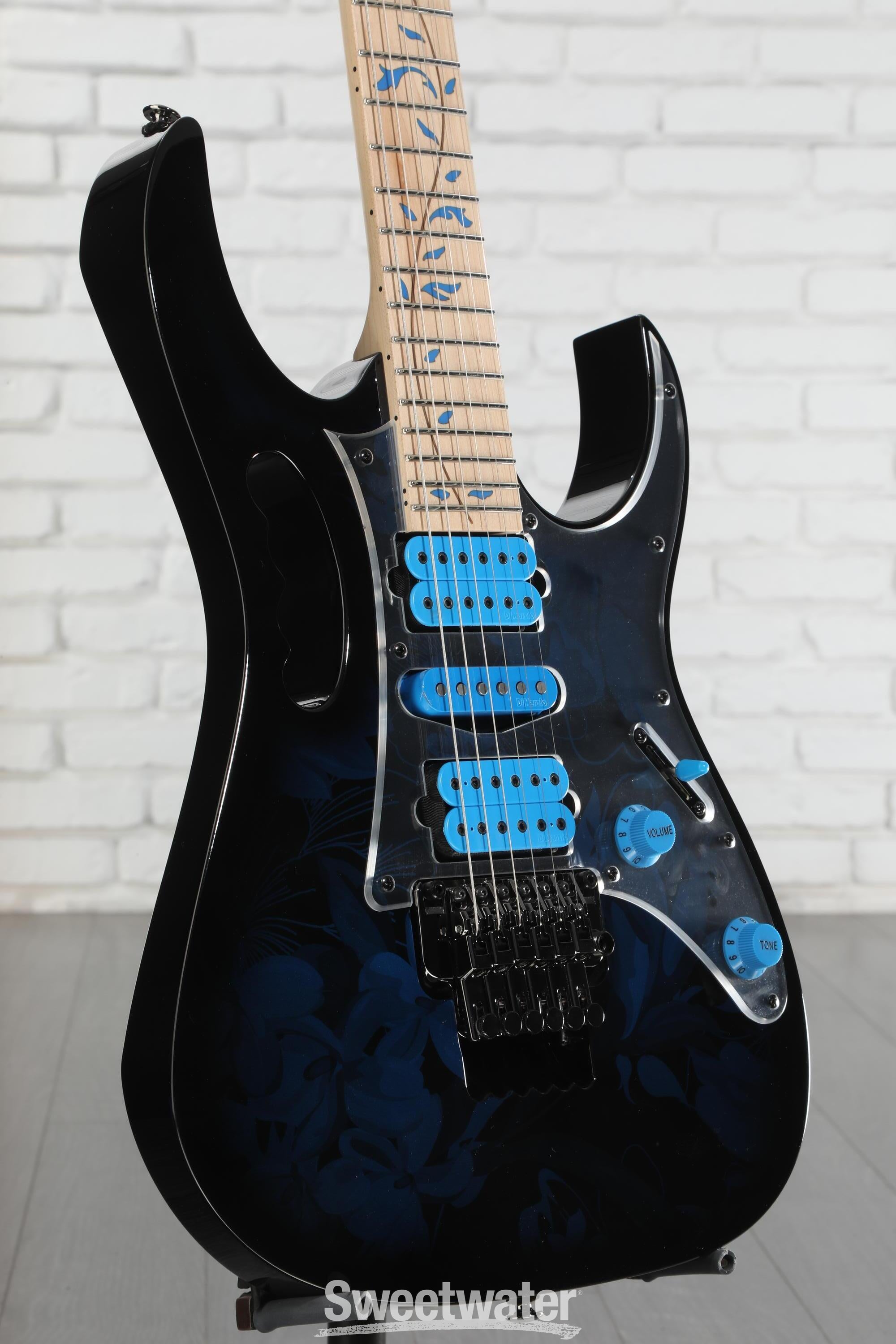 Ibanez Steve Vai Signature JEM77 - Blue Floral Pattern