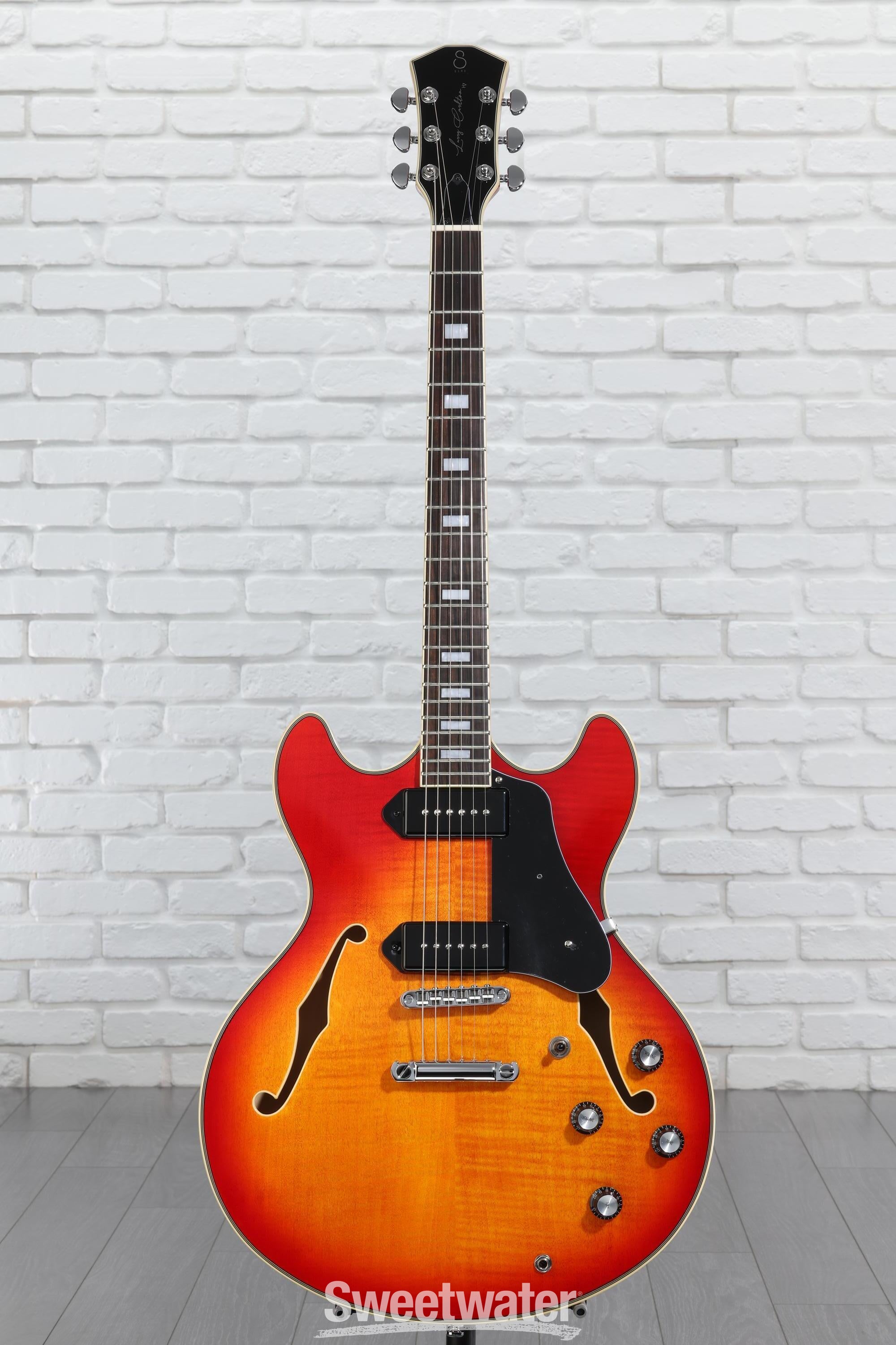 ギター Sire H7 Sire Larry Carlton H7 Hollowbody Electric Guitar See-Thru