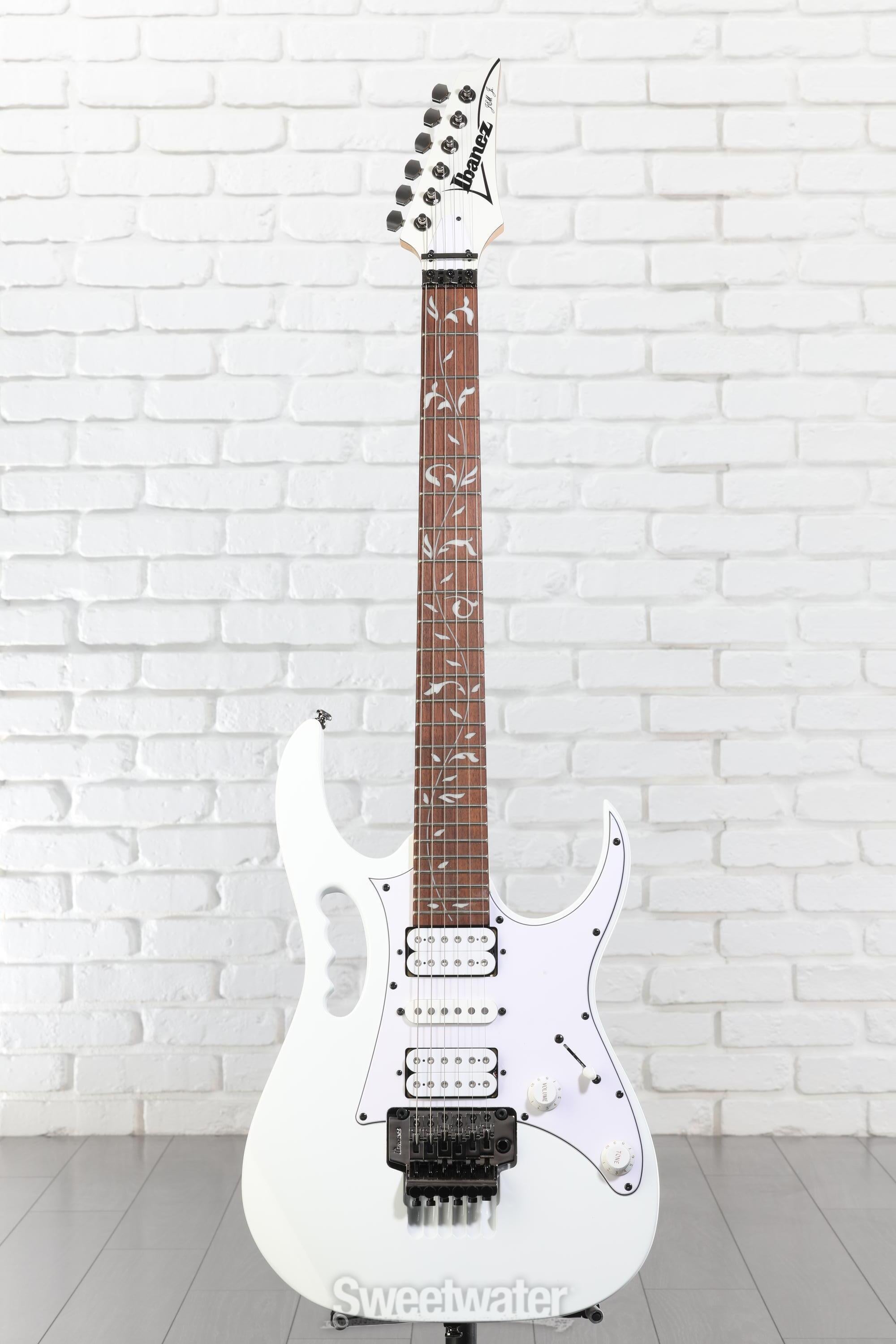 Ibanez JEM555 White Steve Vai シグネチャーモデル Ibanez Steve Vai Signature JEM 7V (White) - Guitar of the Day - InSync