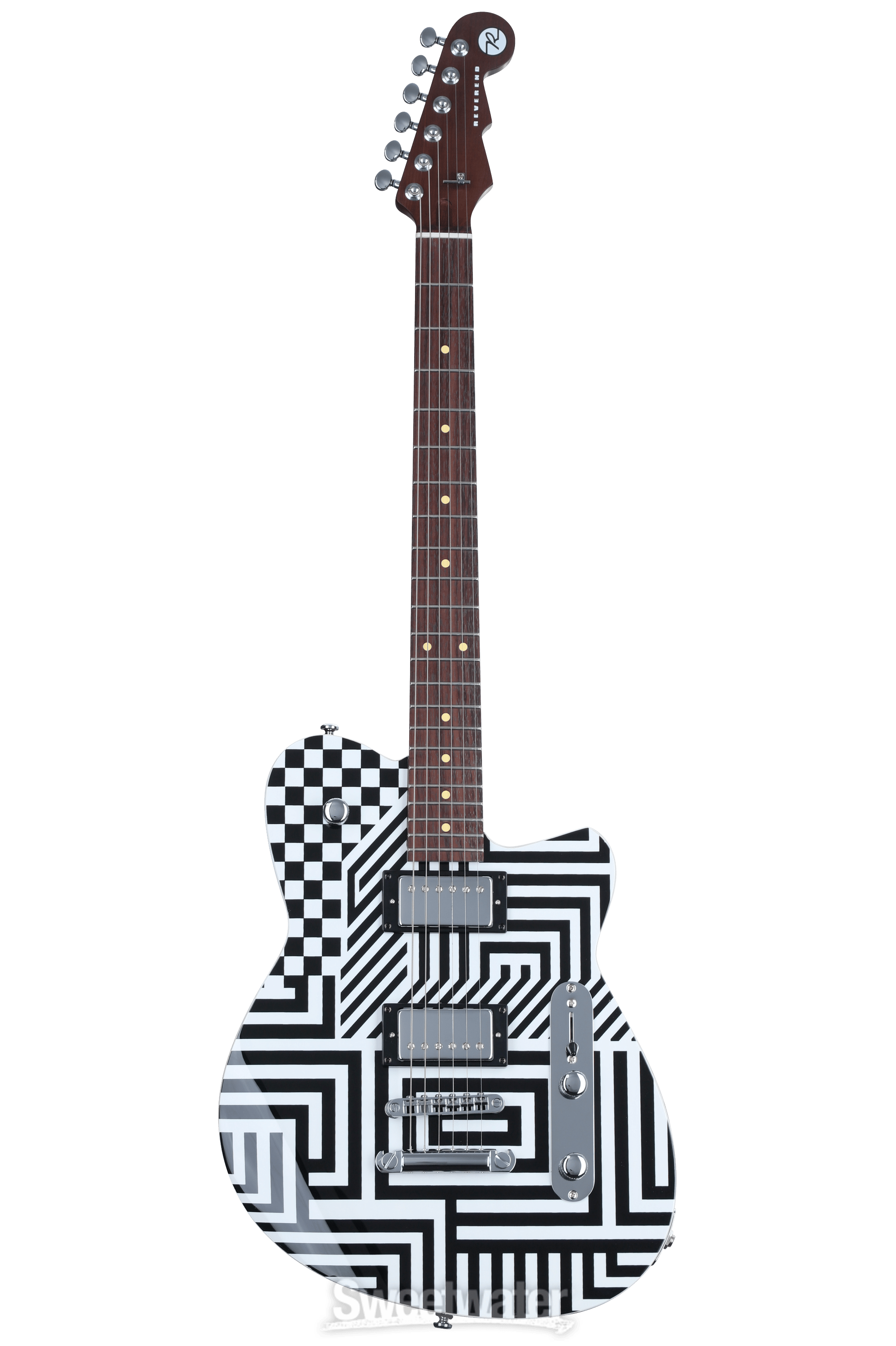 Reverend Jenn Wasner Signature Electric Guitar - Optic Interruption