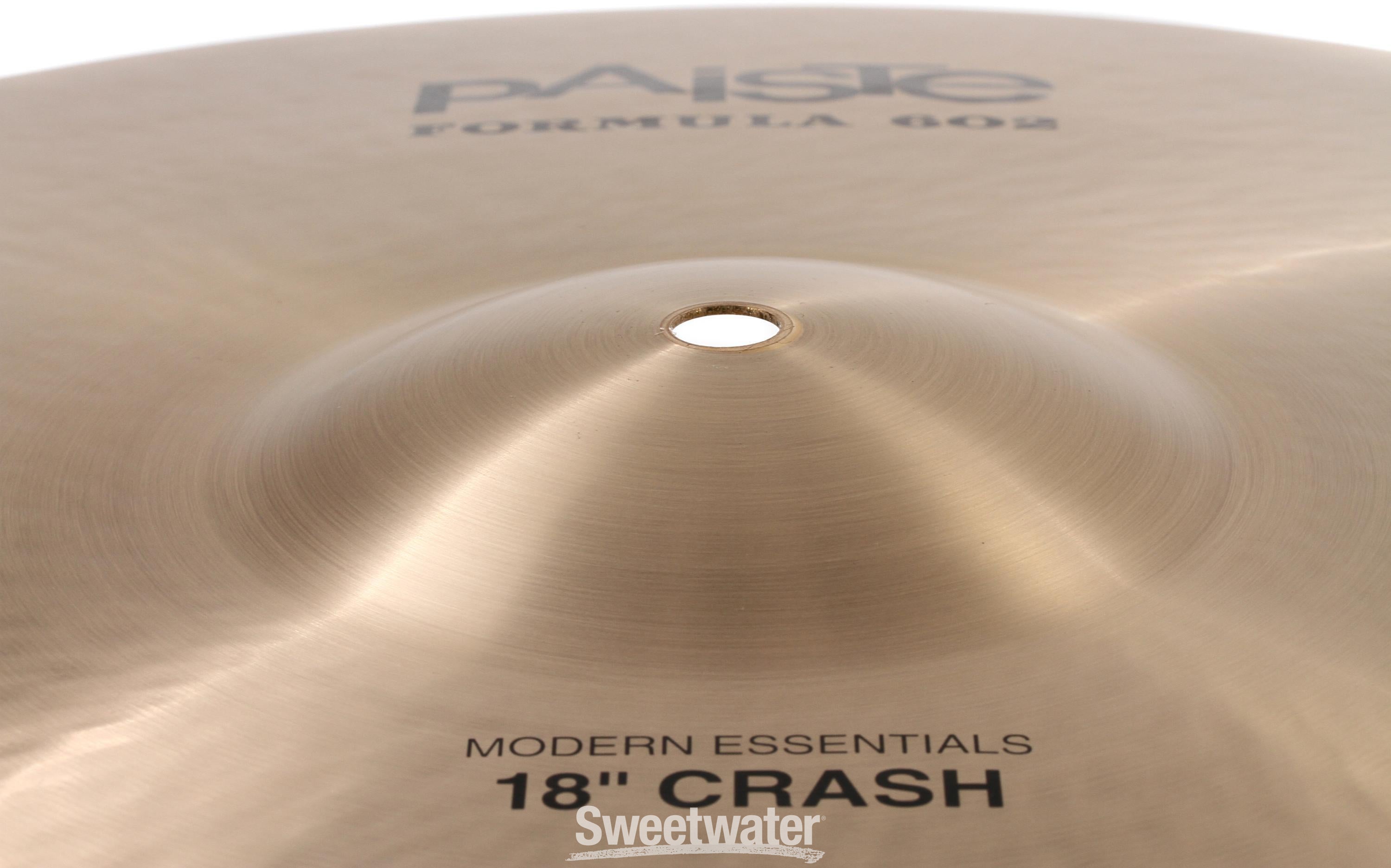 Paiste 18 inch Formula 602 Modern Essentials Crash Cymbal | Sweetwater