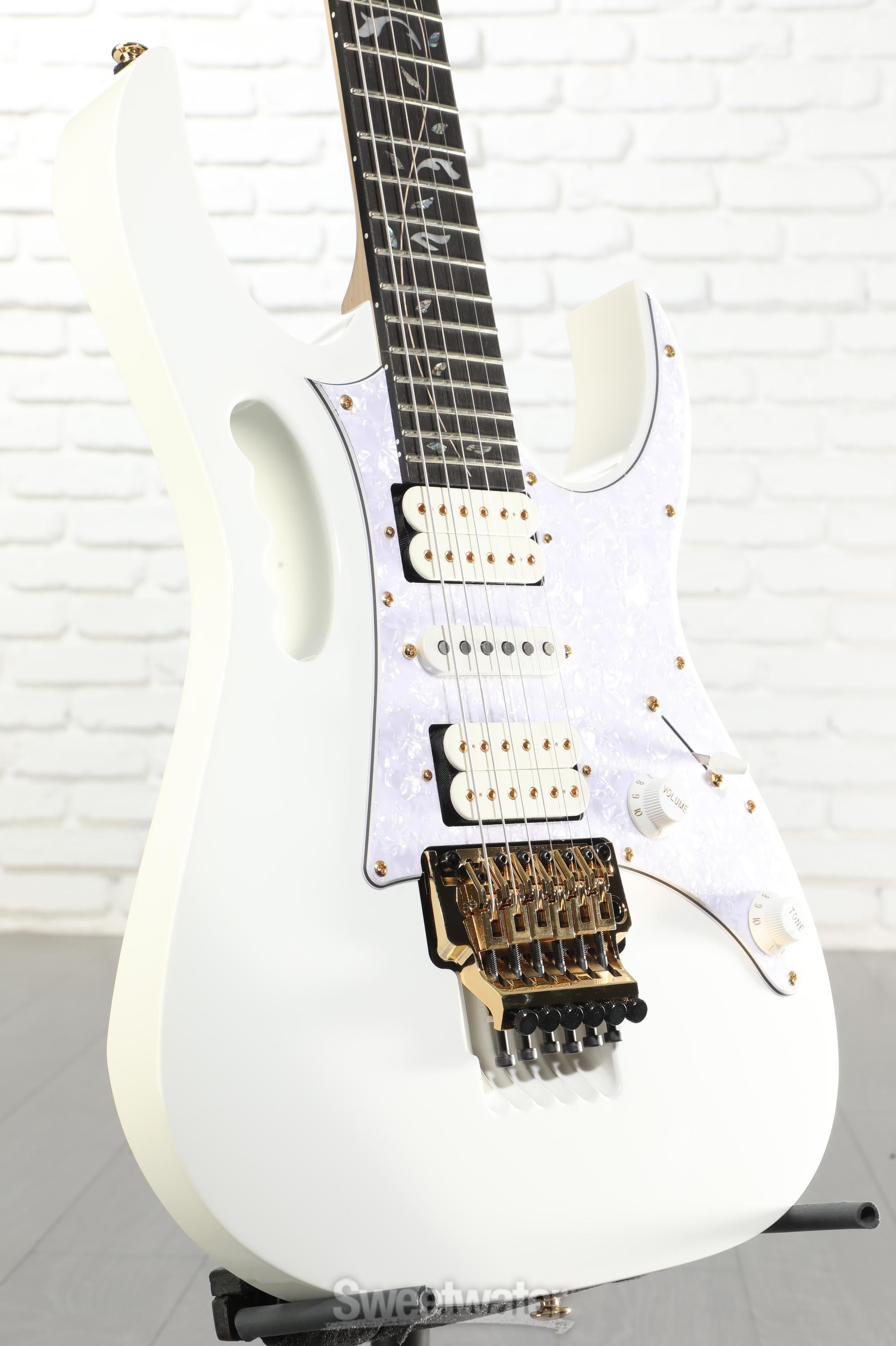 Ibanez Steve Vai Signature Premium JEM7VP - White | Sweetwater