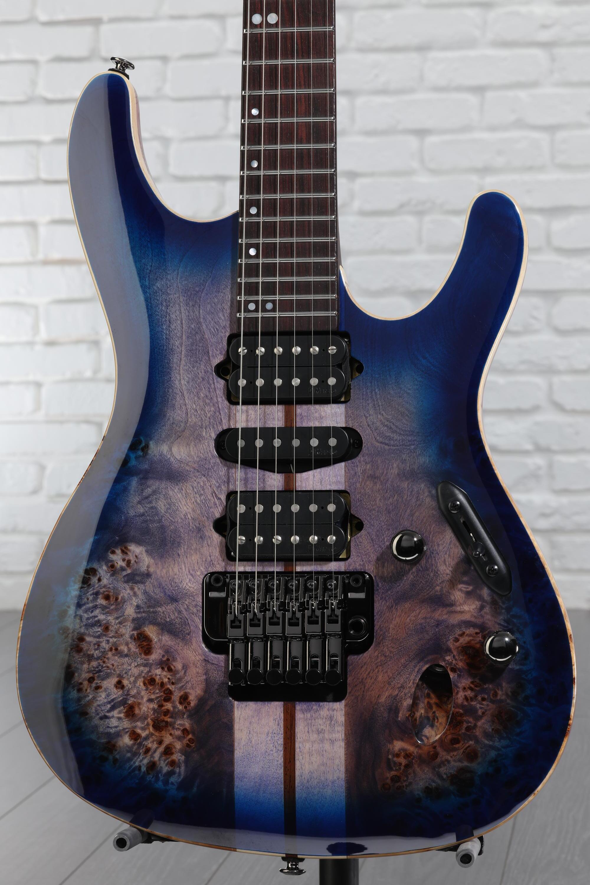 Ibanez Premium S1070PBZ Electric Guitar - Cerulean Blue