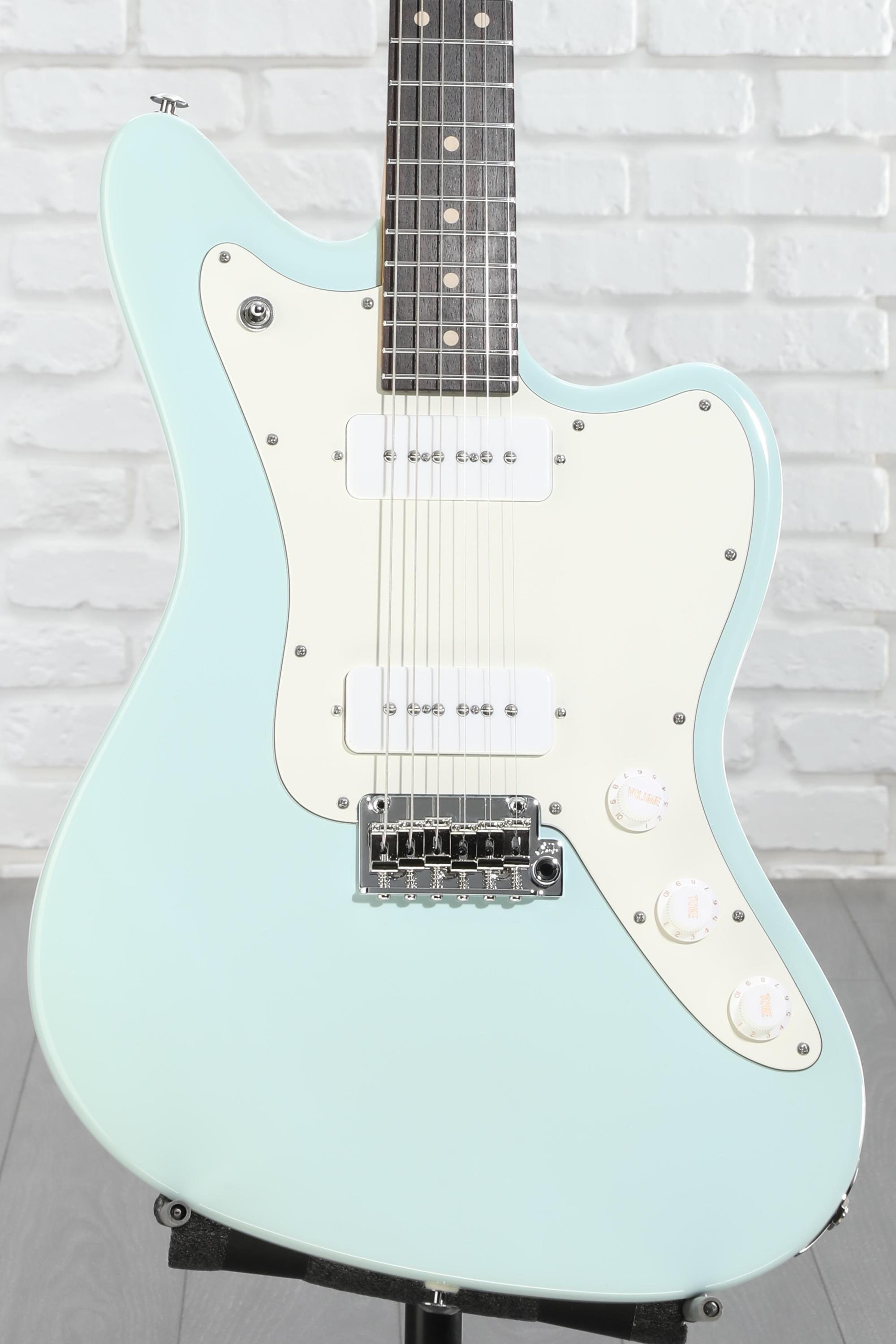 Suhr Classic JM Tremolo S90 Electric Guitar - Sonic Blue | Sweetwater