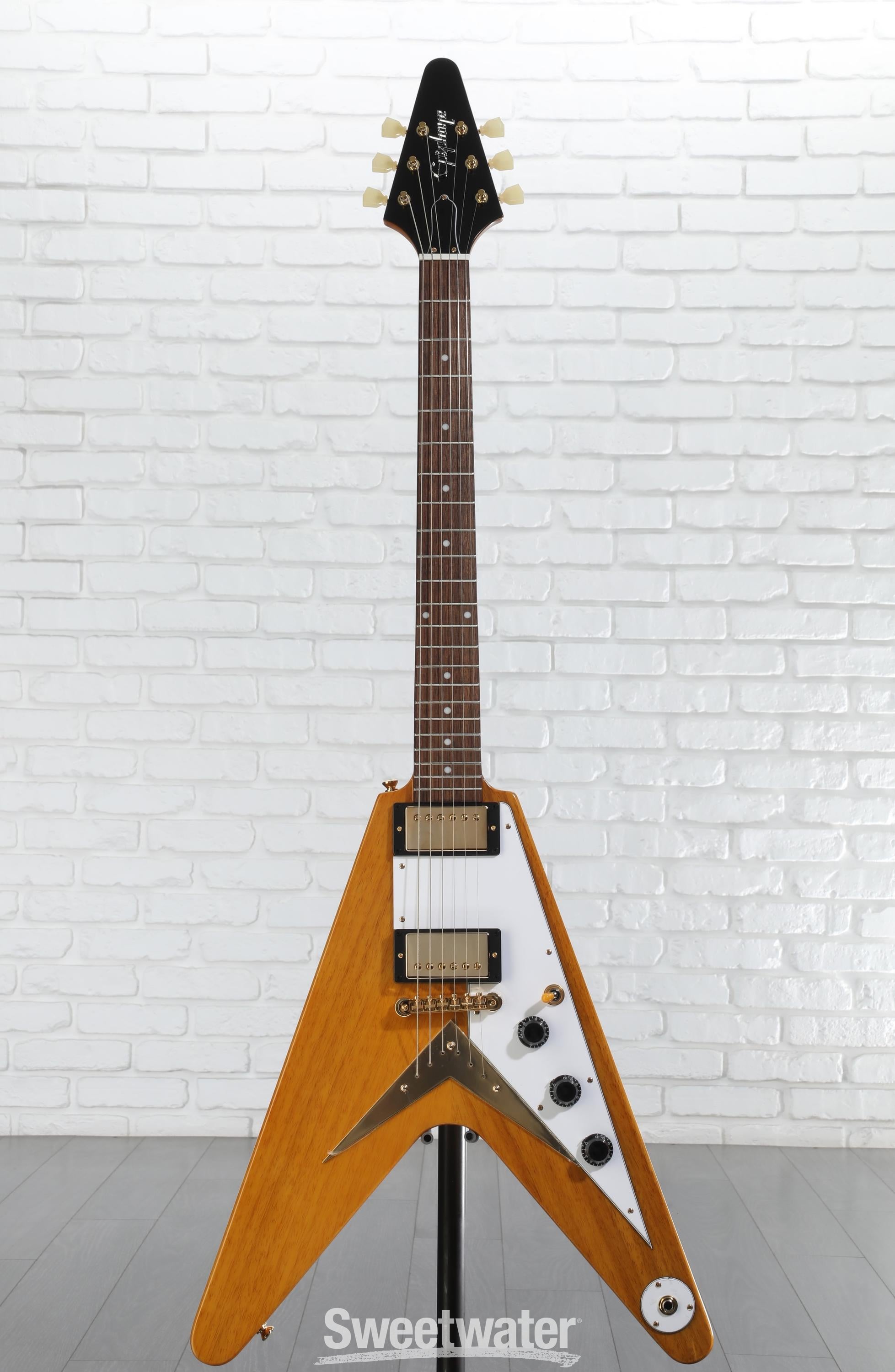 Epiphone 1958 Korina Flying V Electric Guitar - Natural