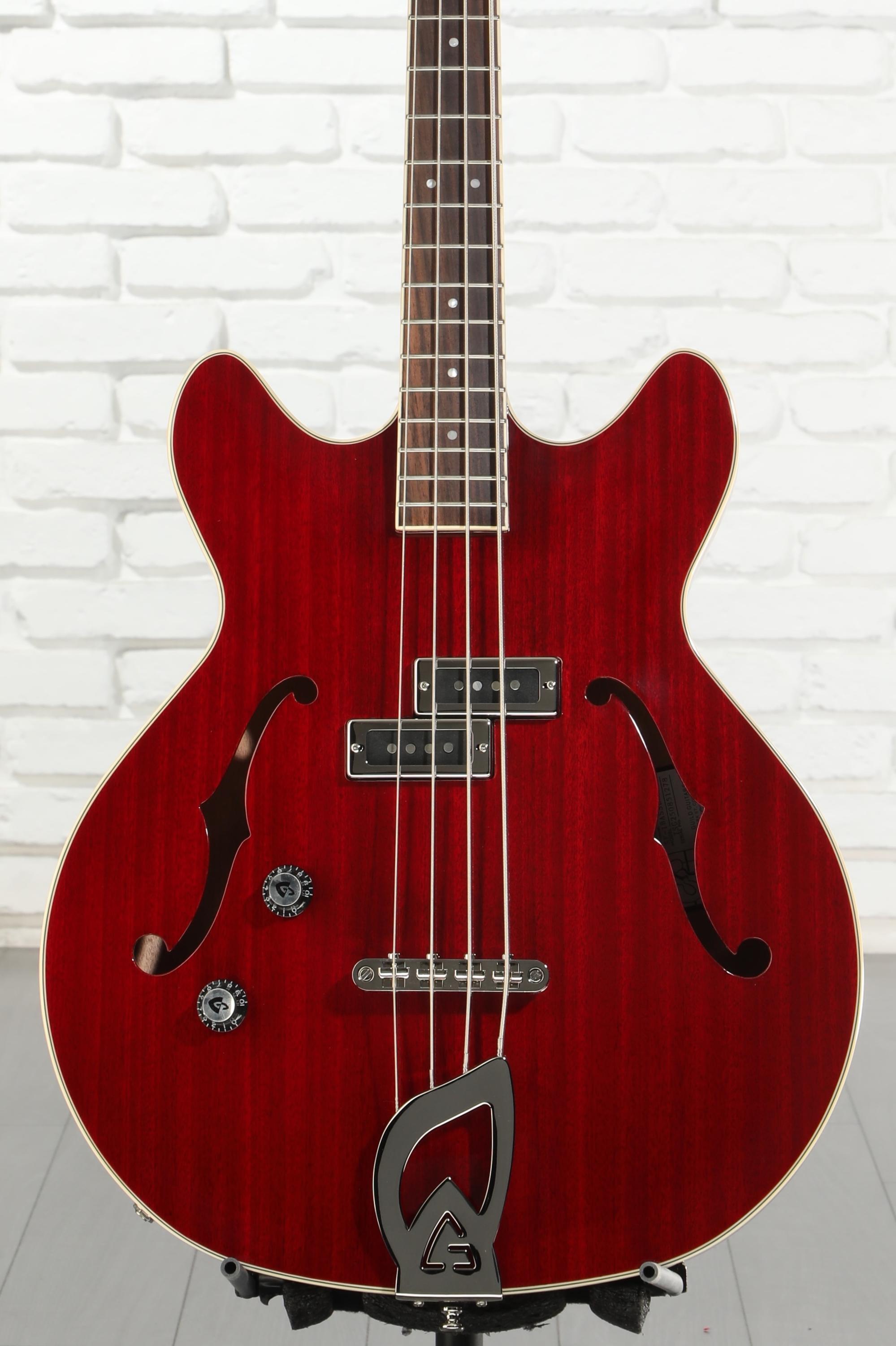 Guild Starfire I Left-handed Bass Guitar - Cherry | Sweetwater
