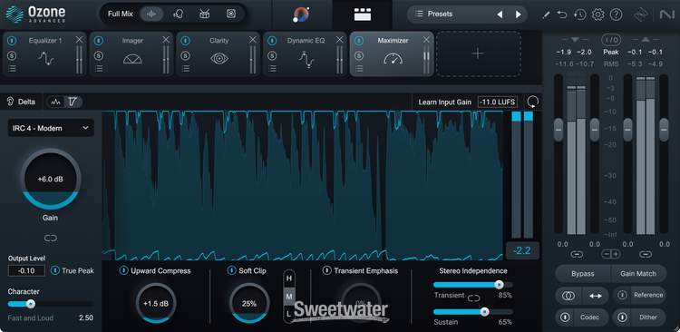 iZotope Ozone 11 Advanced - Academic Pricing | Sweetwater