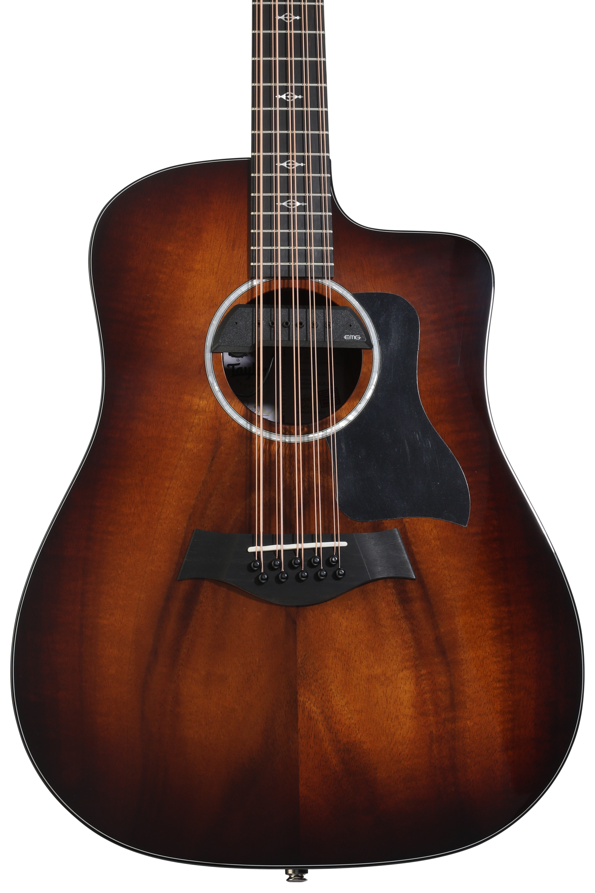 Photo of Taylor 260ce-K DLX Acoustic-electric Bajo Quinto - Shaded Edgeburst