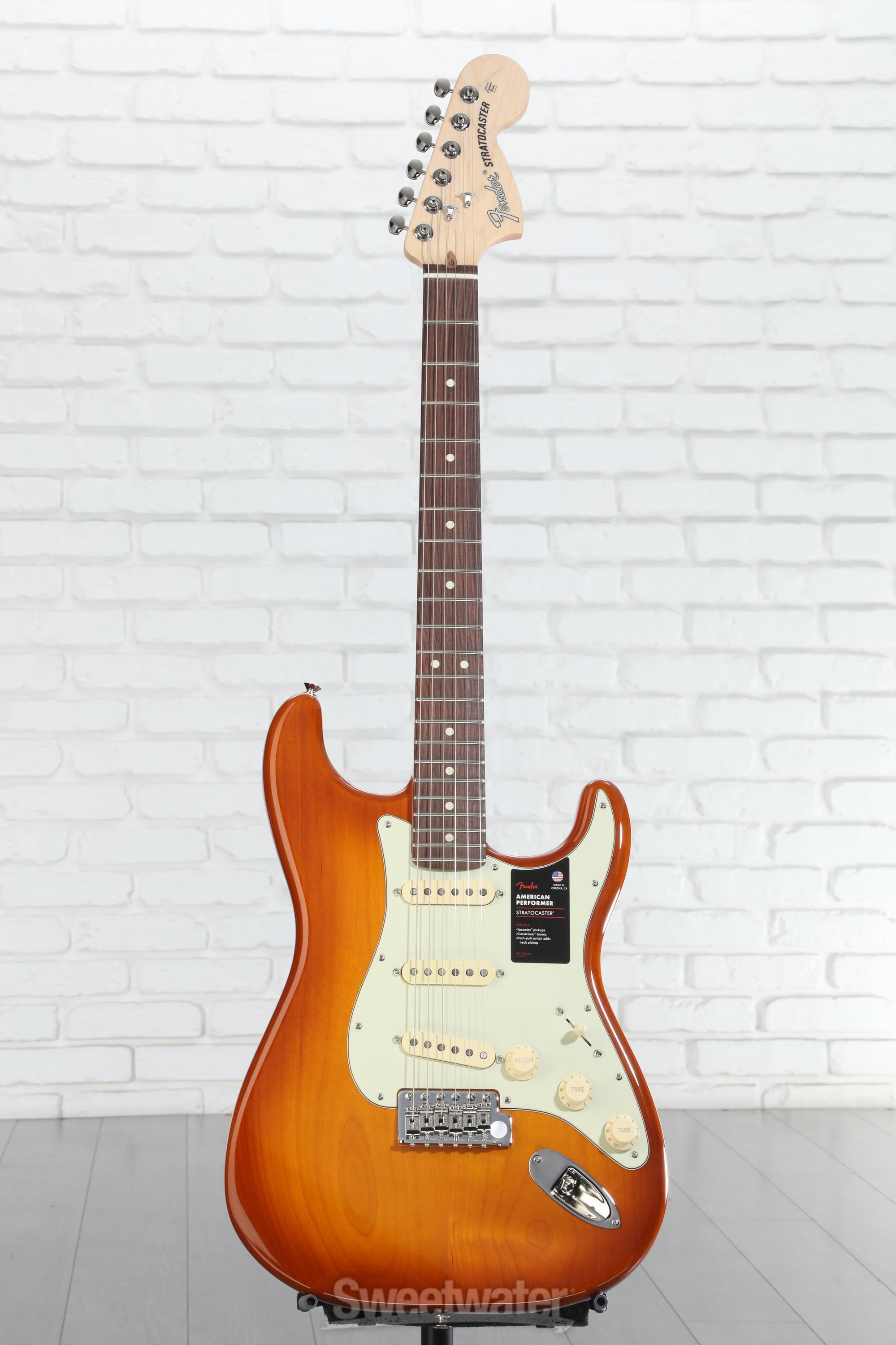 ギター Fender American Performer Stratocaster Fender American Performer Stratocaster - Honeyburst with