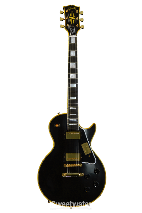 Gibson Custom True Historic 1957 Les Paul Custom Black Beauty Vintage Ebony Sweetwater
