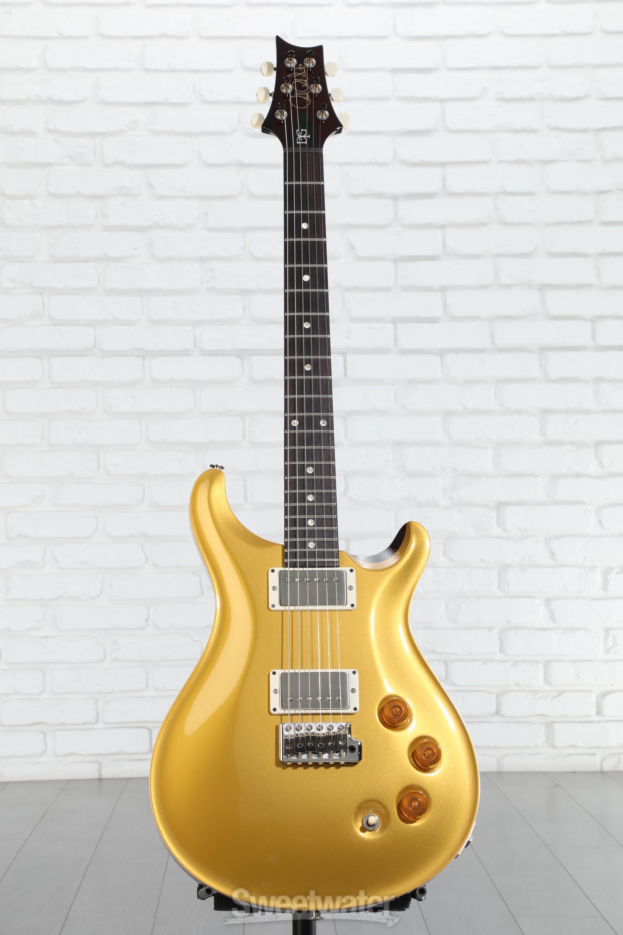 PRS DGT Electric Guitar with Moon Inlays - Gold Top | Sweetwater