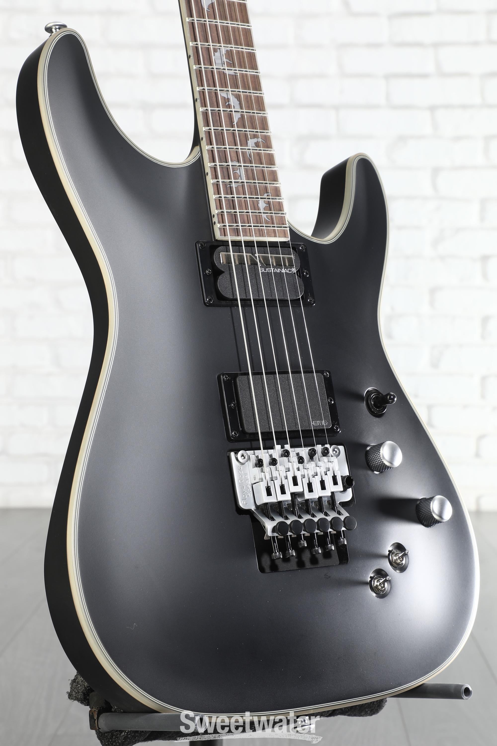 Schecter Damien Platinum 6 FR-S Electric Guitar - Satin Black