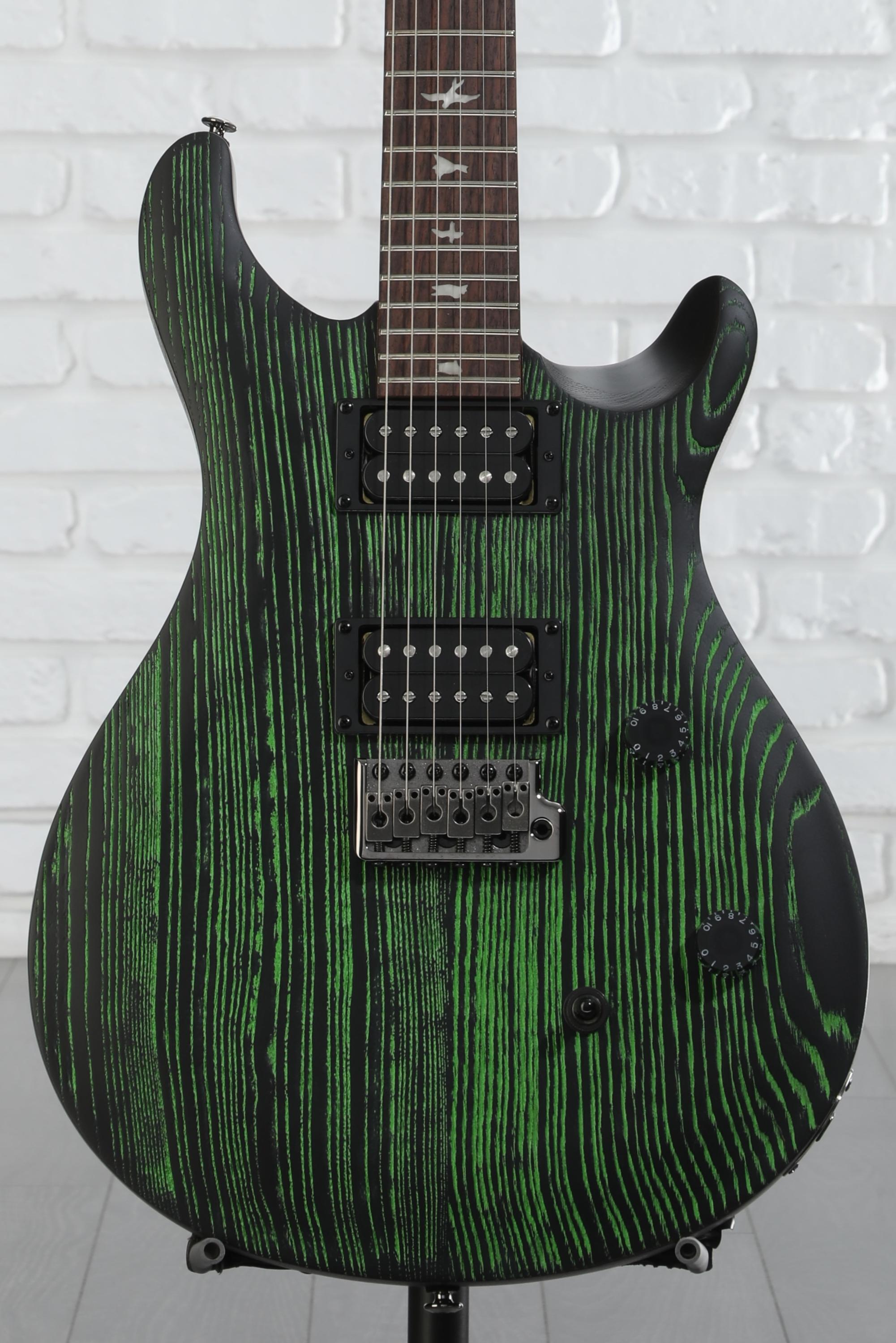 PRS SE Sandblasted CE 24 Electric Guitar - Sandblasted Green, Limited Edition