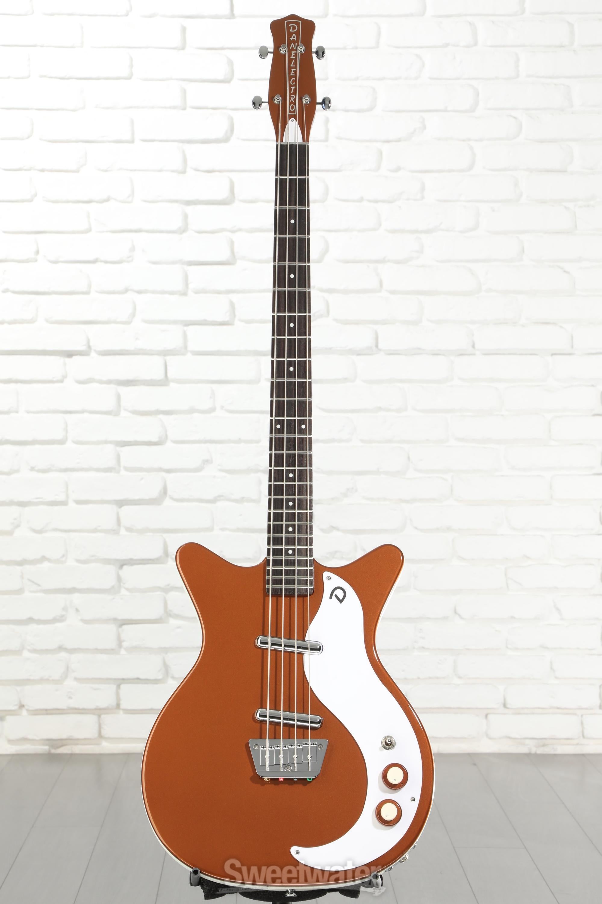 Danelectro '59DC Short Scale Bass Guitar - Copper | Sweetwater