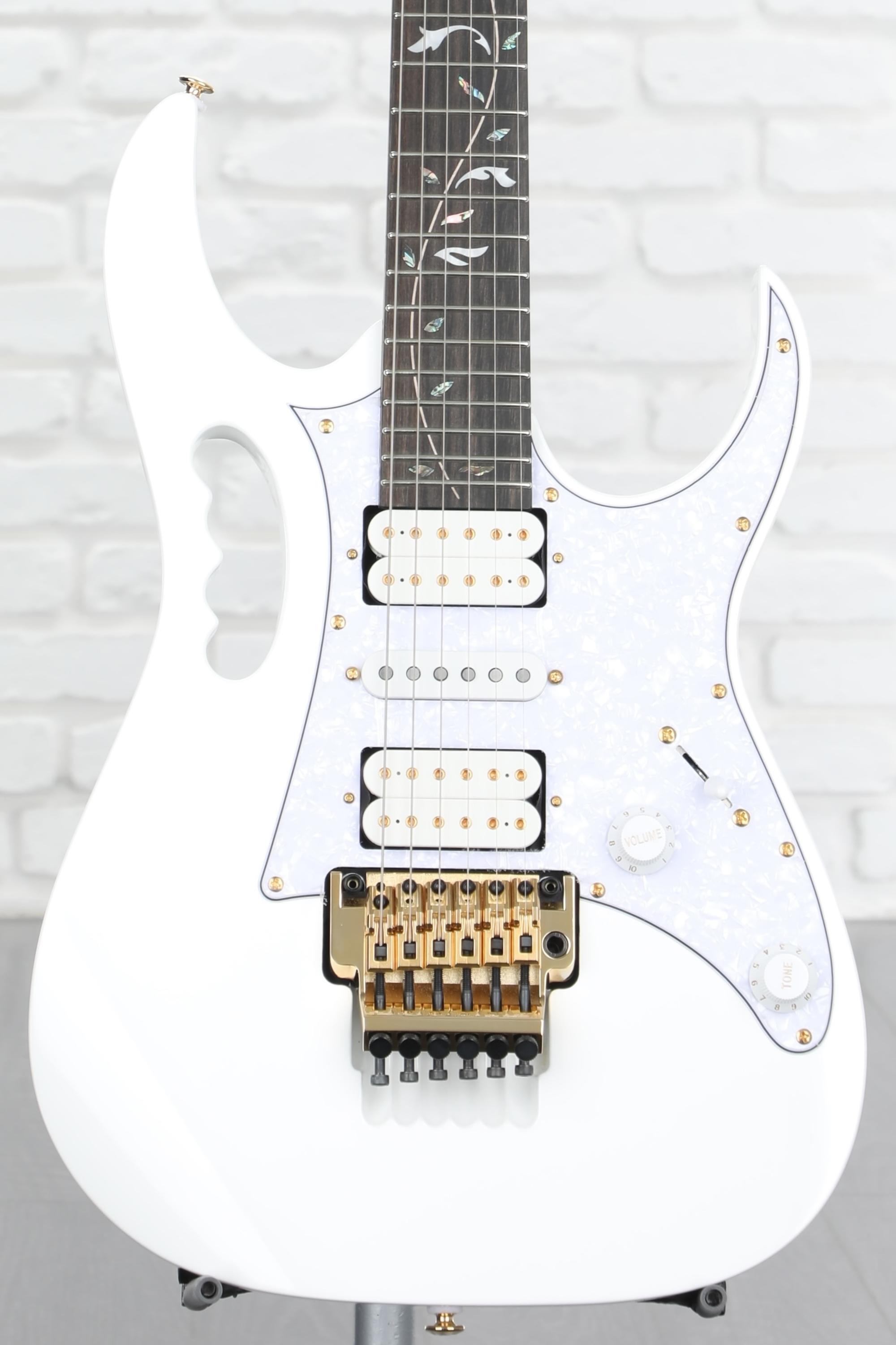 Ibanez Steve Vai Signature Premium JEM7VP - White | Sweetwater