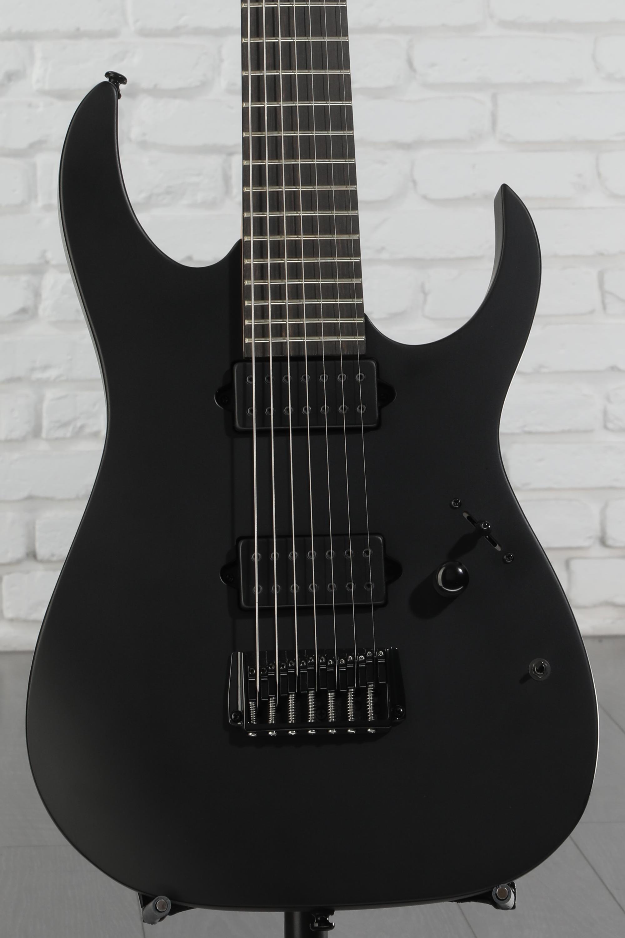 ギター Ibanez Iron Label RGIXL7 Black Flat Ibanez Iron Label RGIXL7 - Black Flat | Sweetwater
