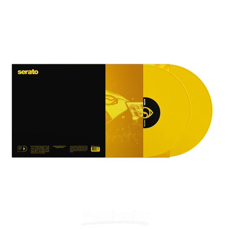 Serato Soulection X 12-inch Control Vinyl Pair - Bright Yellow