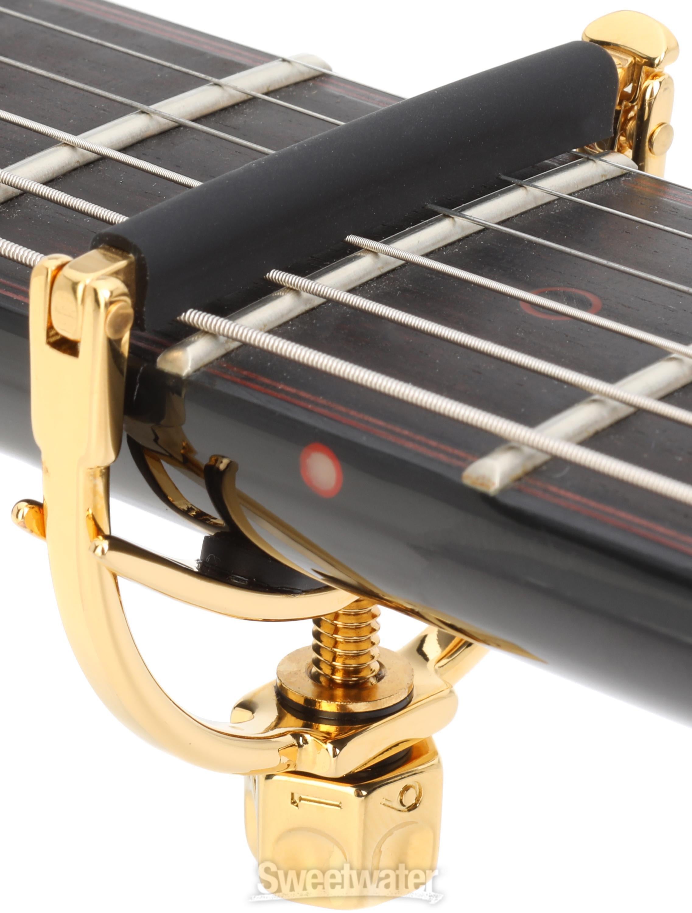 SHUBB カポタスト　F1ゴールド　美品 Amazon.com: Shubb F1G FineTune Yoke Capo Royale for Steel