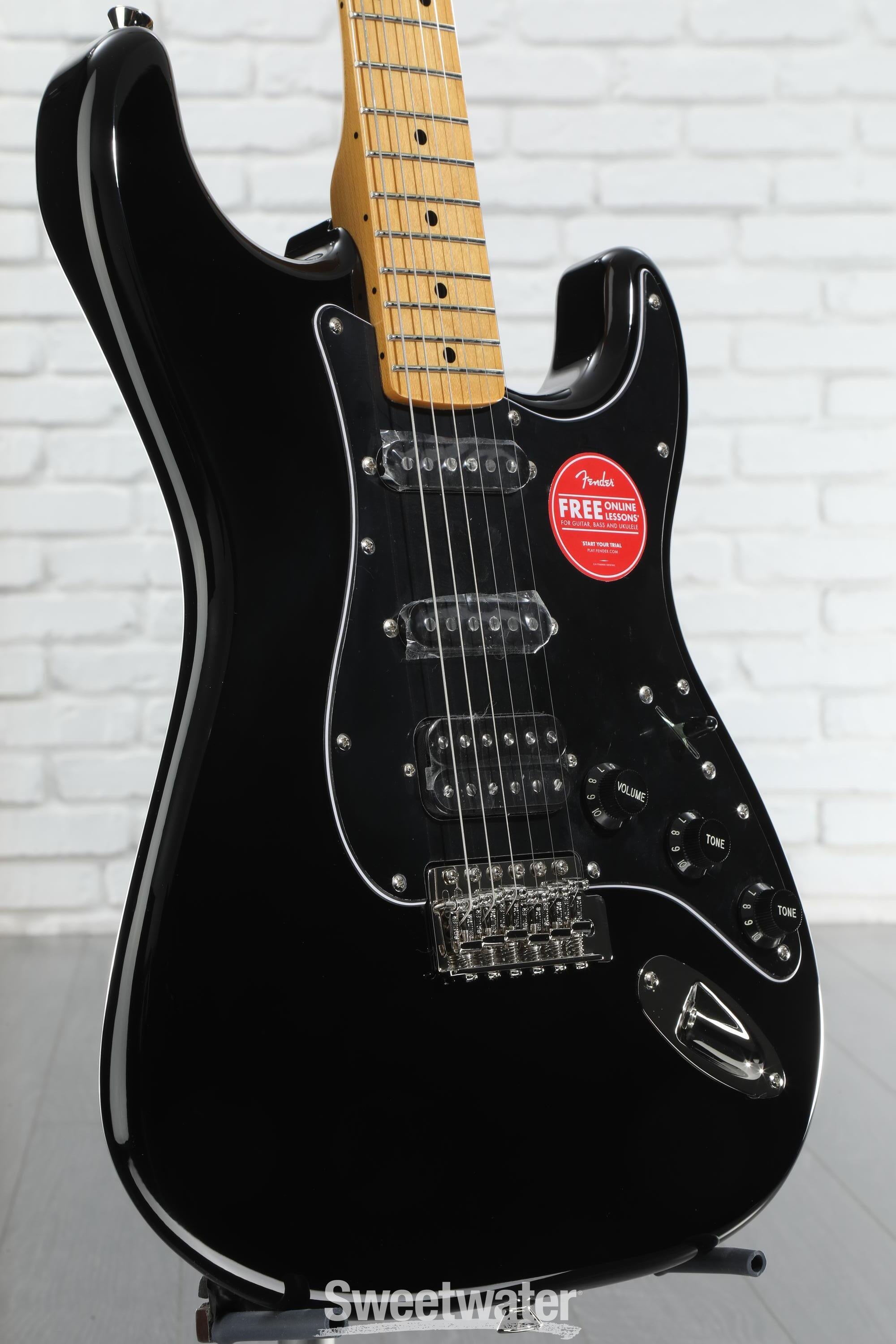 Squier Classic Vibe '70s Stratocaster HSS - Black with Maple